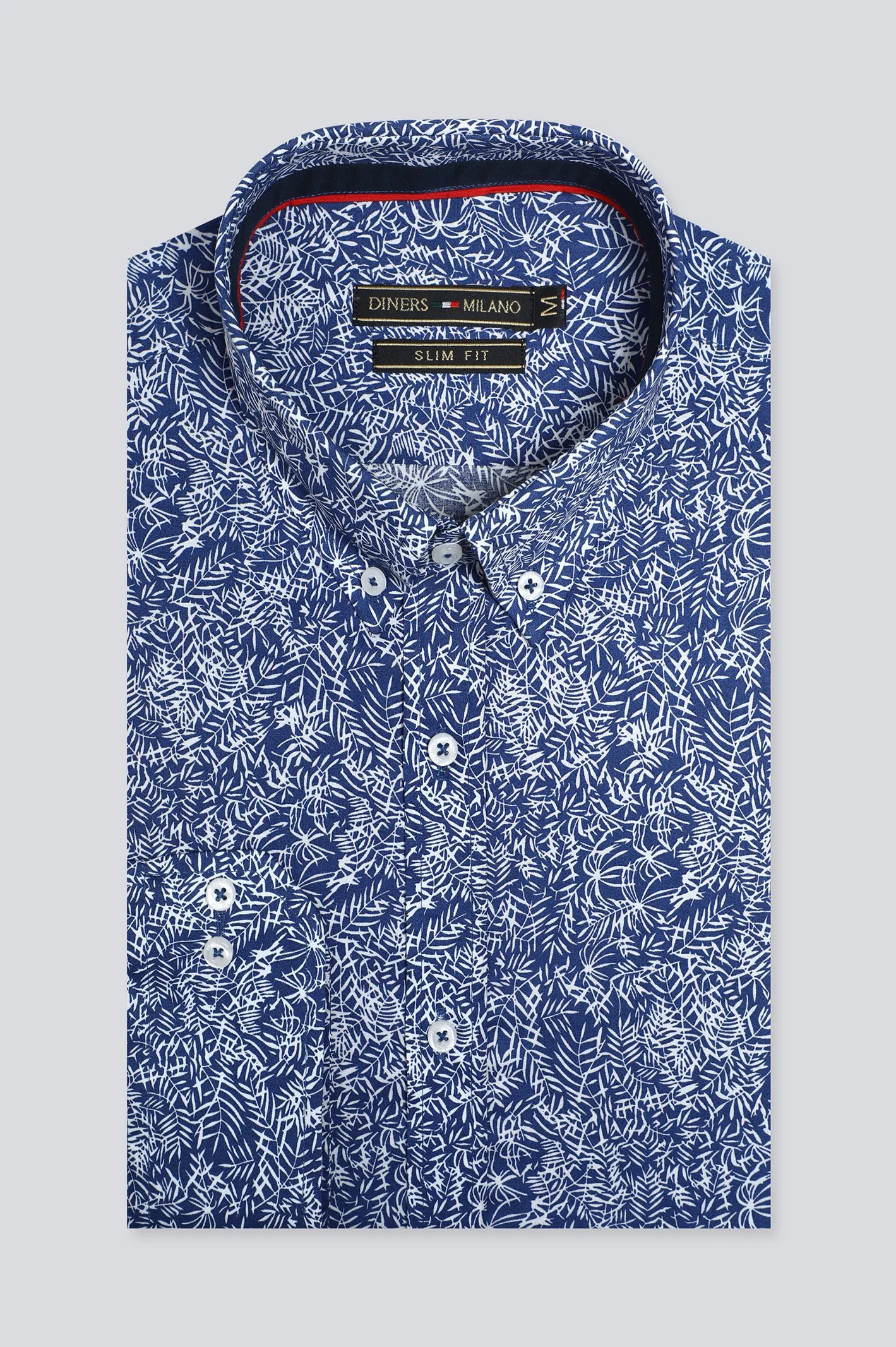Blue Casual Milano Shirt - Image 4