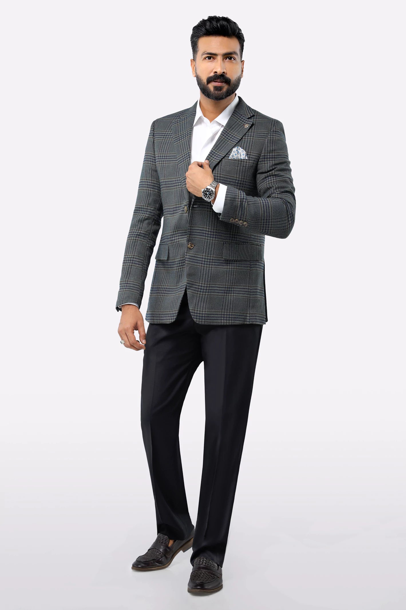 Green Check Blazer - Image 2