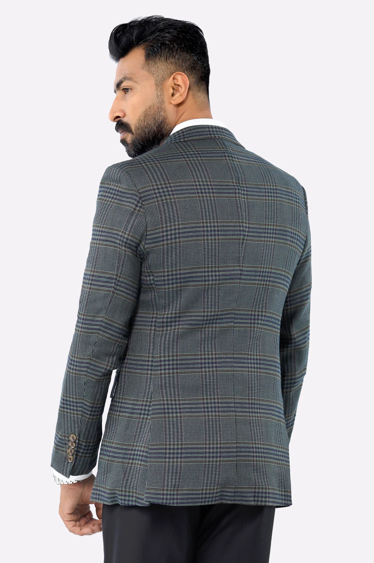 Green Check Blazer - Image 3