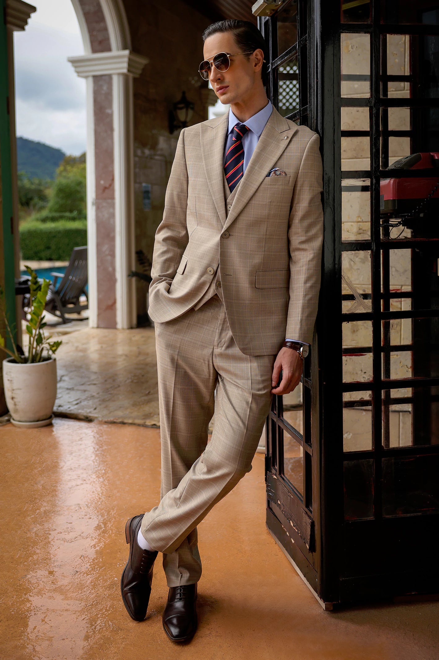 Fawn Formal 3PC Suit - Image 3