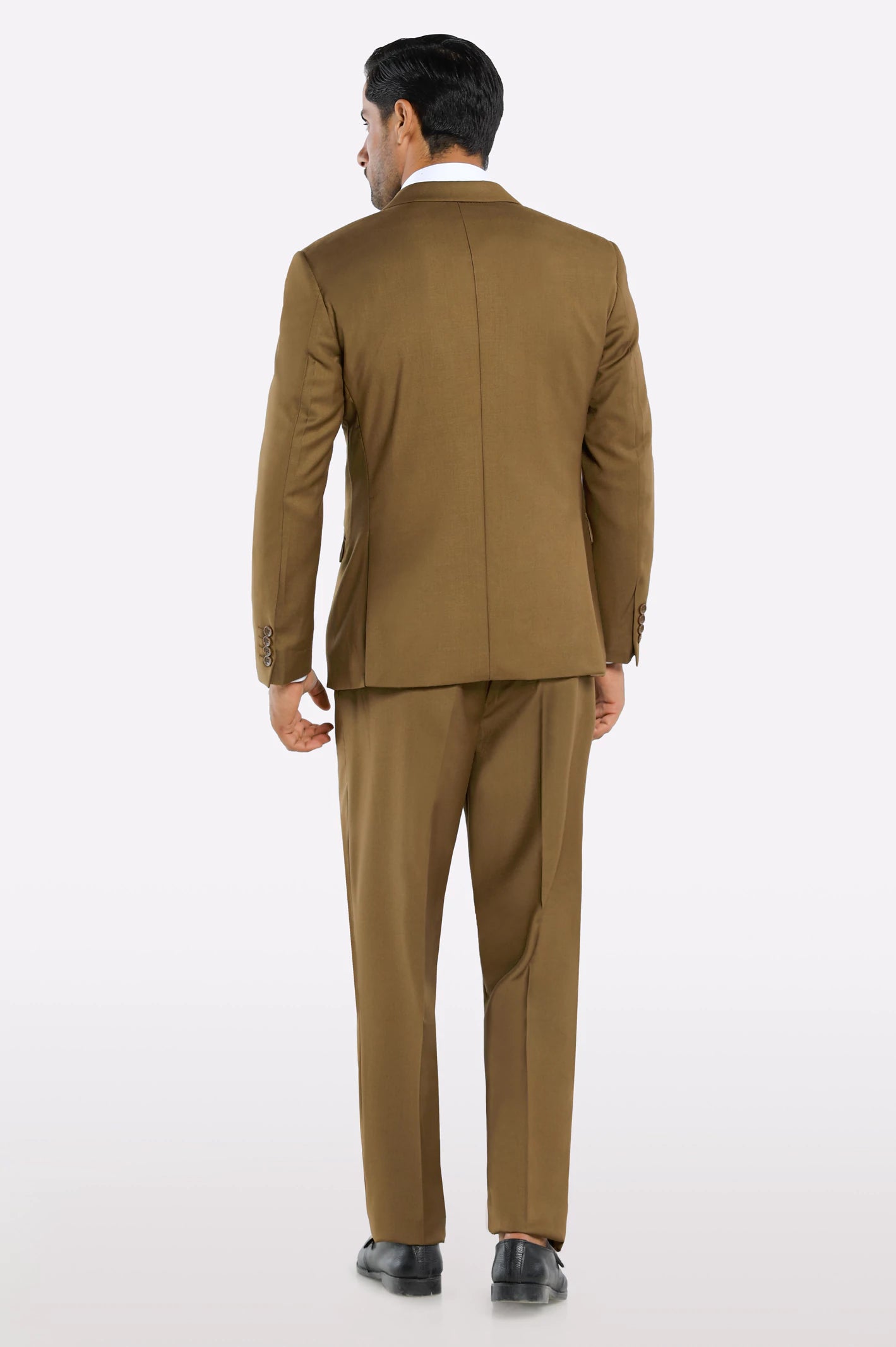 Coffee Brown Formal 2PC Suit - Image 3