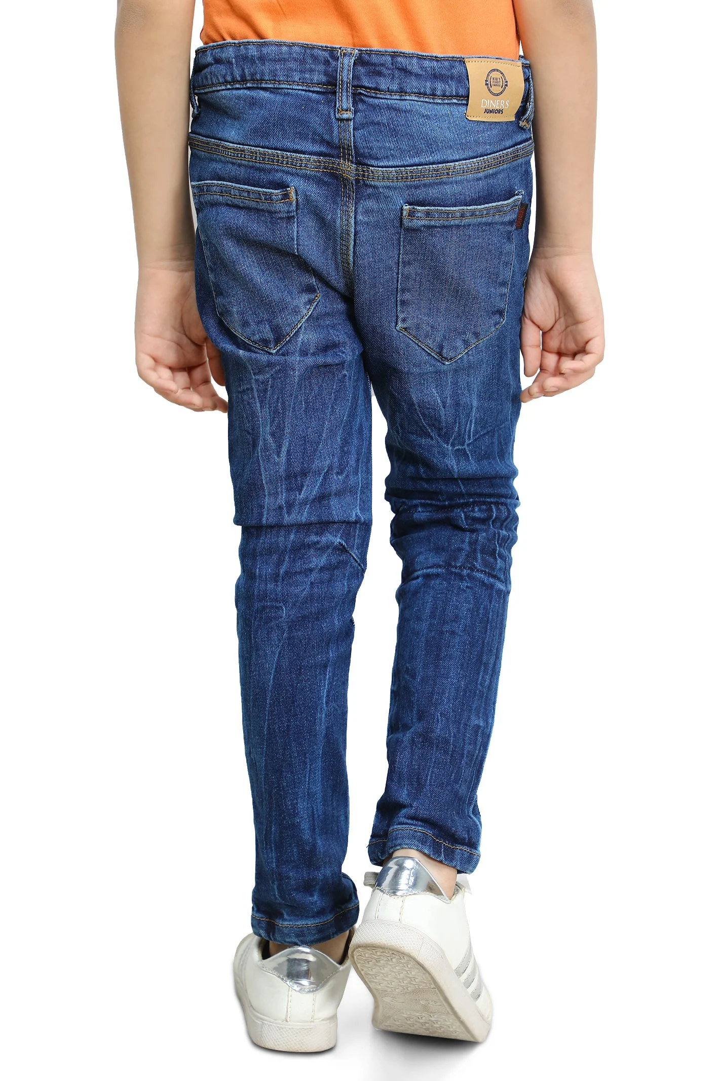 Blue Slim Fit Denim Jeans - Image 2