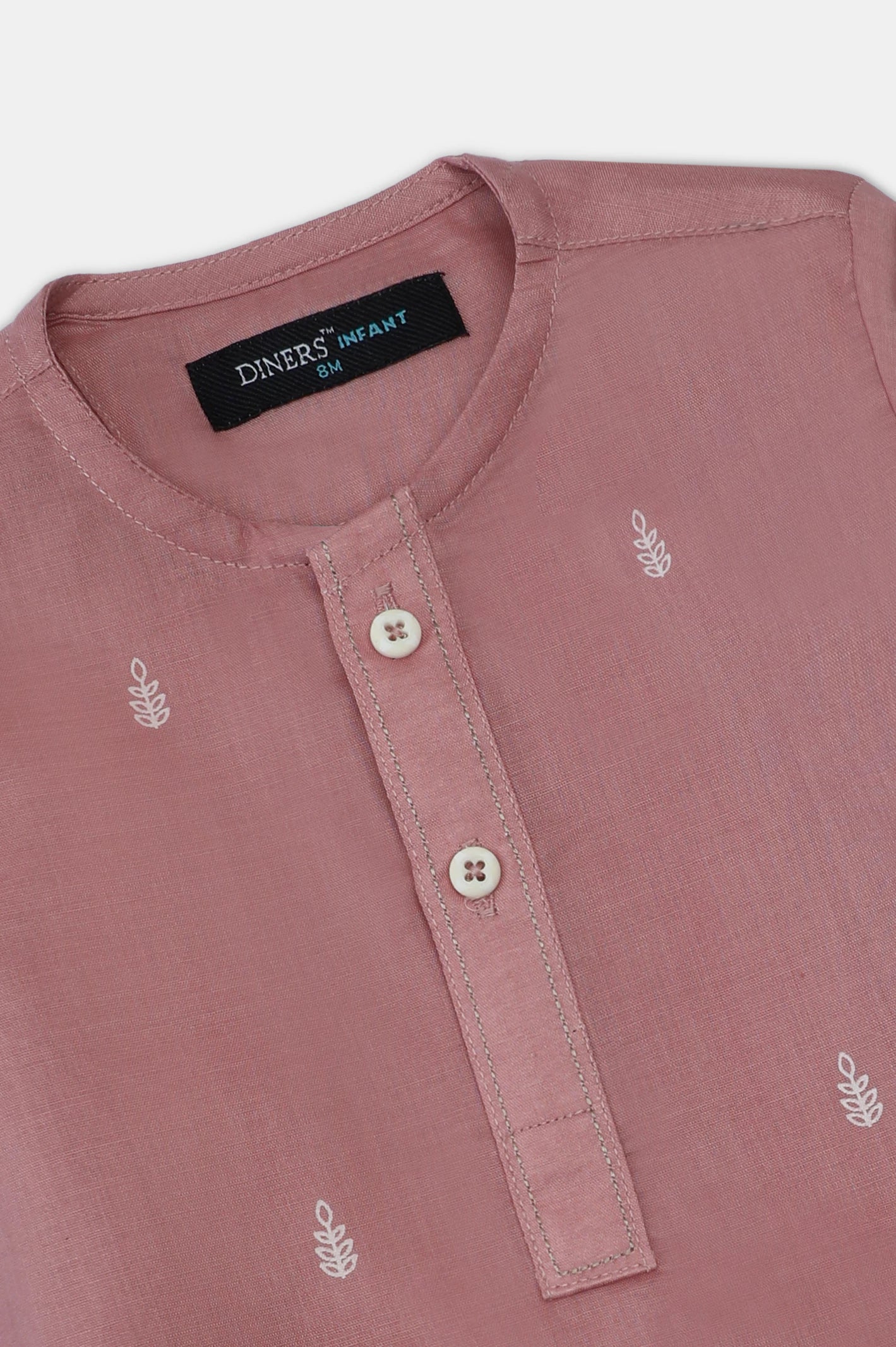 Pink Infant Screen Printed Kurta Shalwar - Image 2