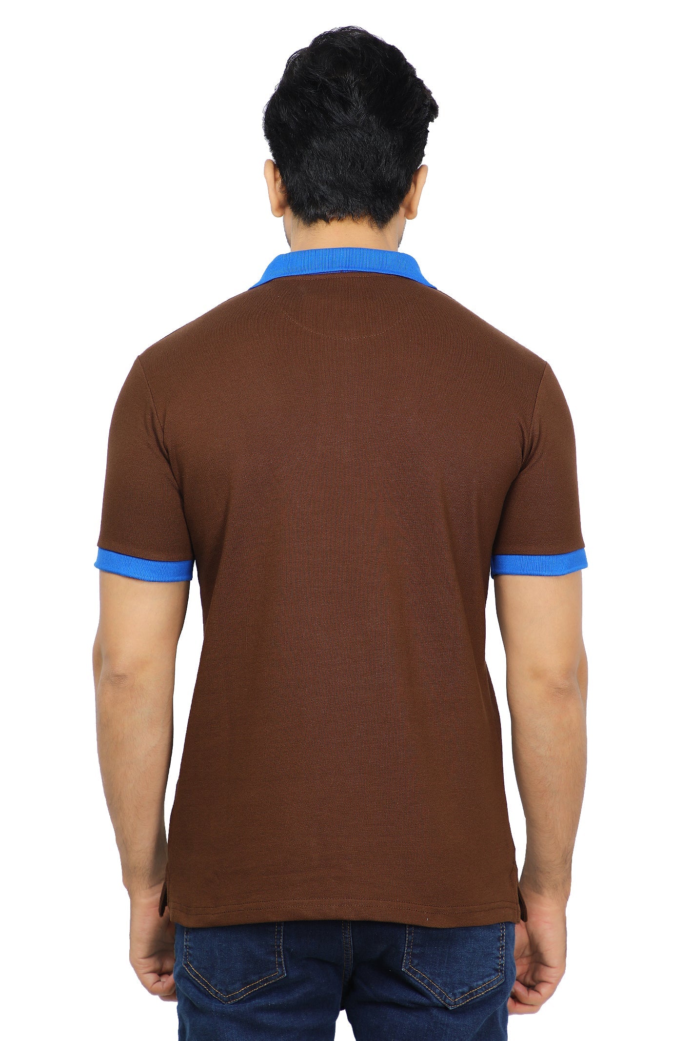 Contrast Polo Knit Shirt - Image 3