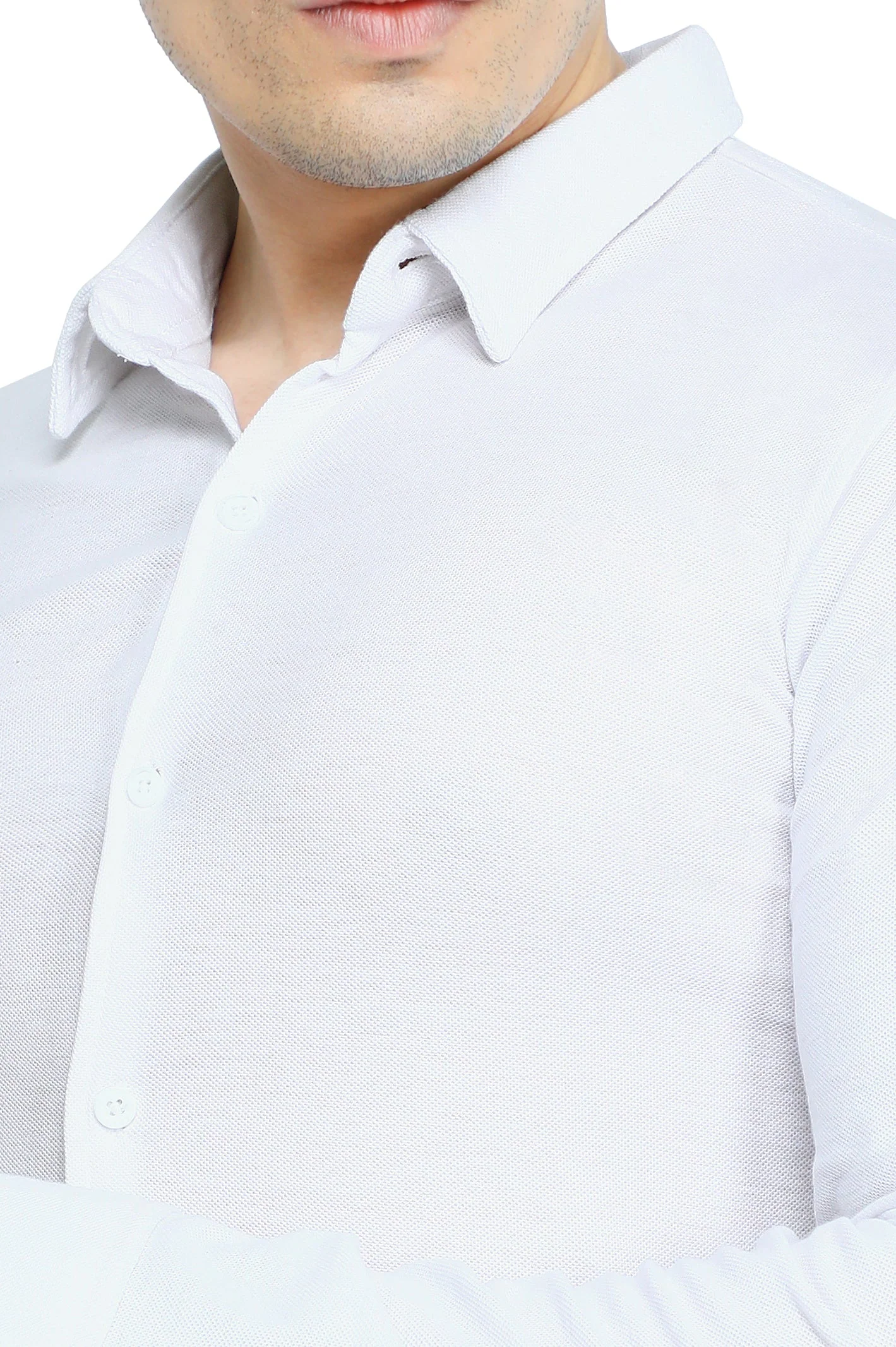 White Casual Shirt - Image 2