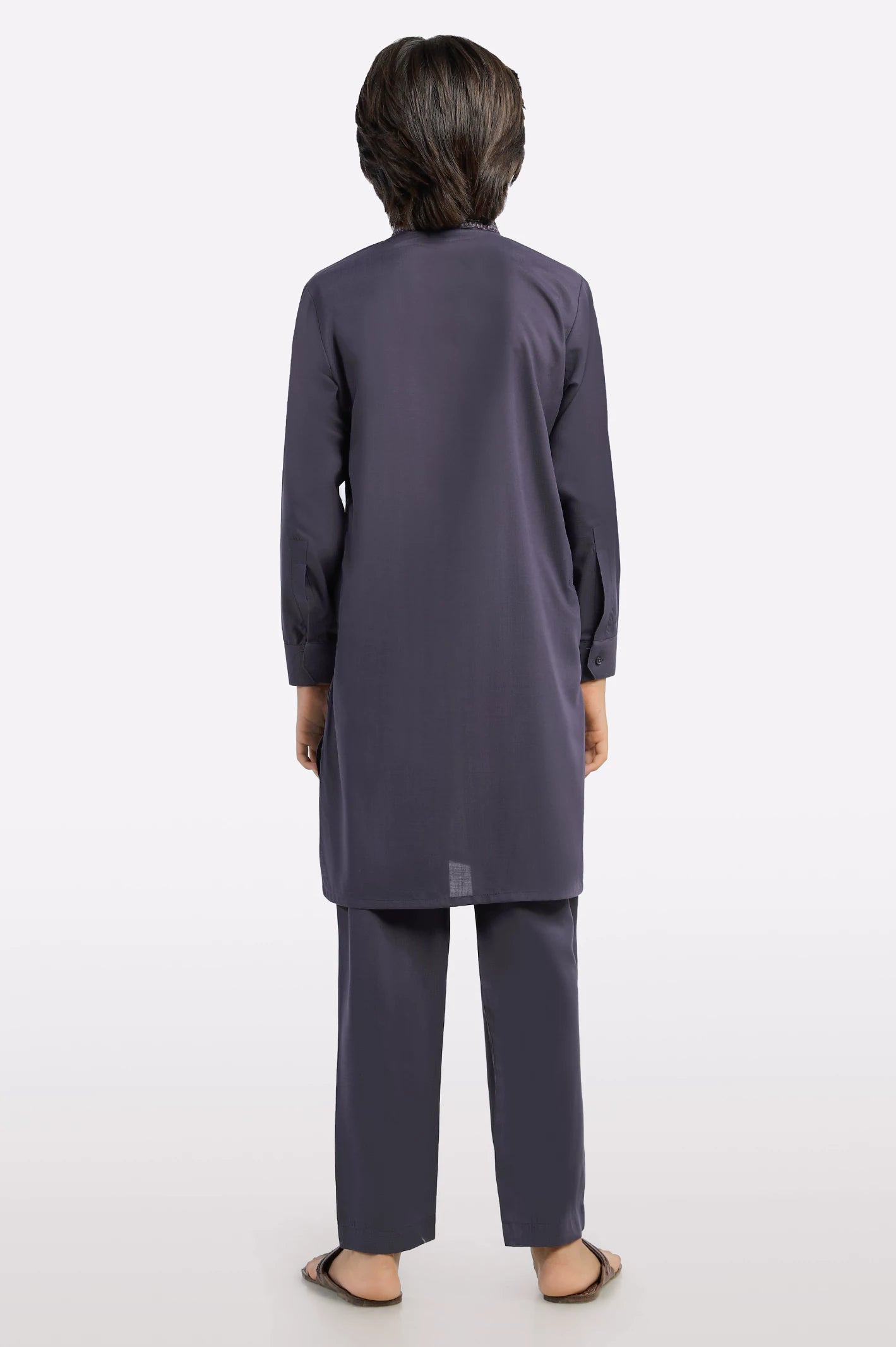Light Purple Boys Kurta Pajama - Image 4