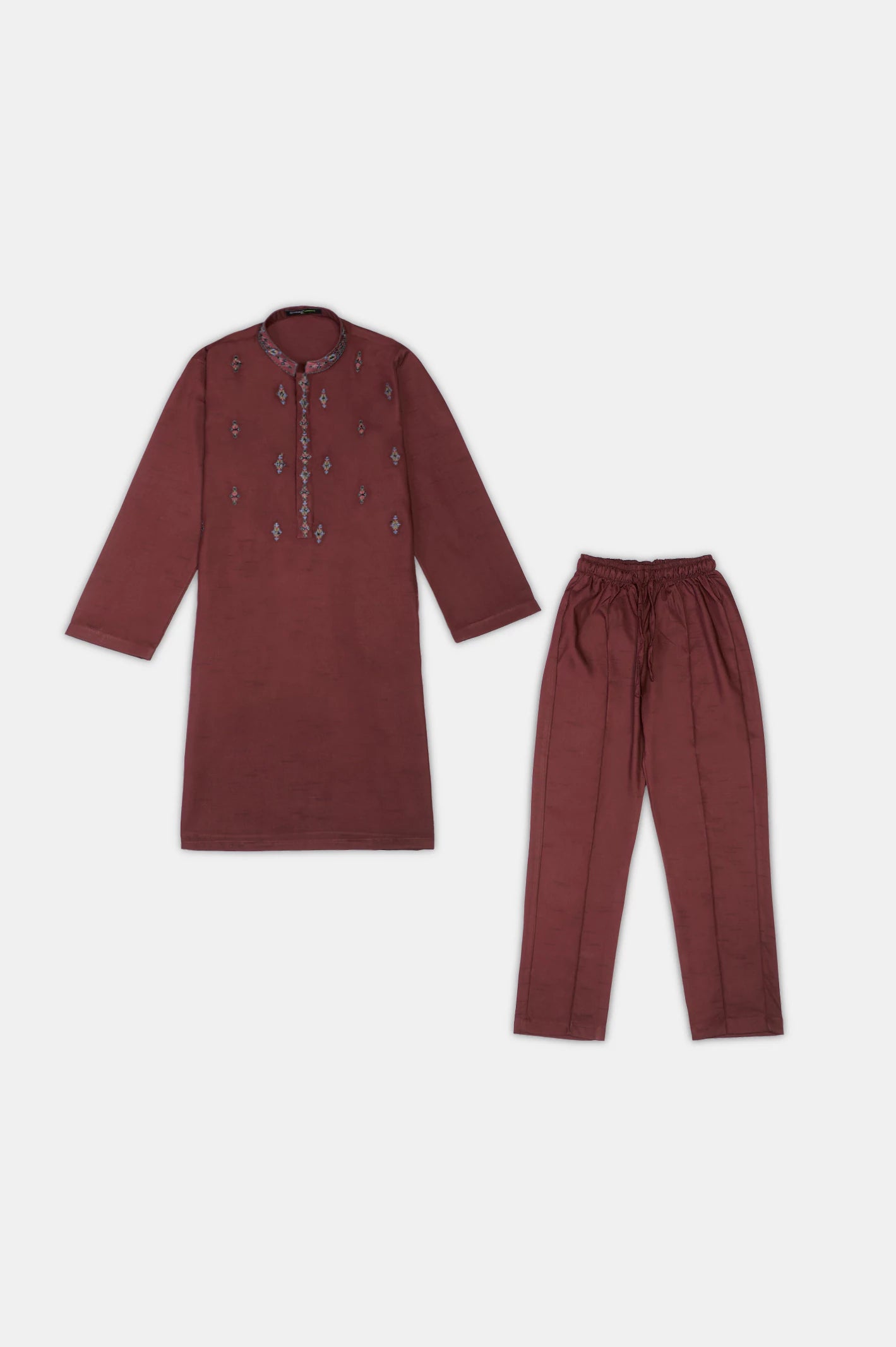 Dark Purple Boys Kurta Pajama
