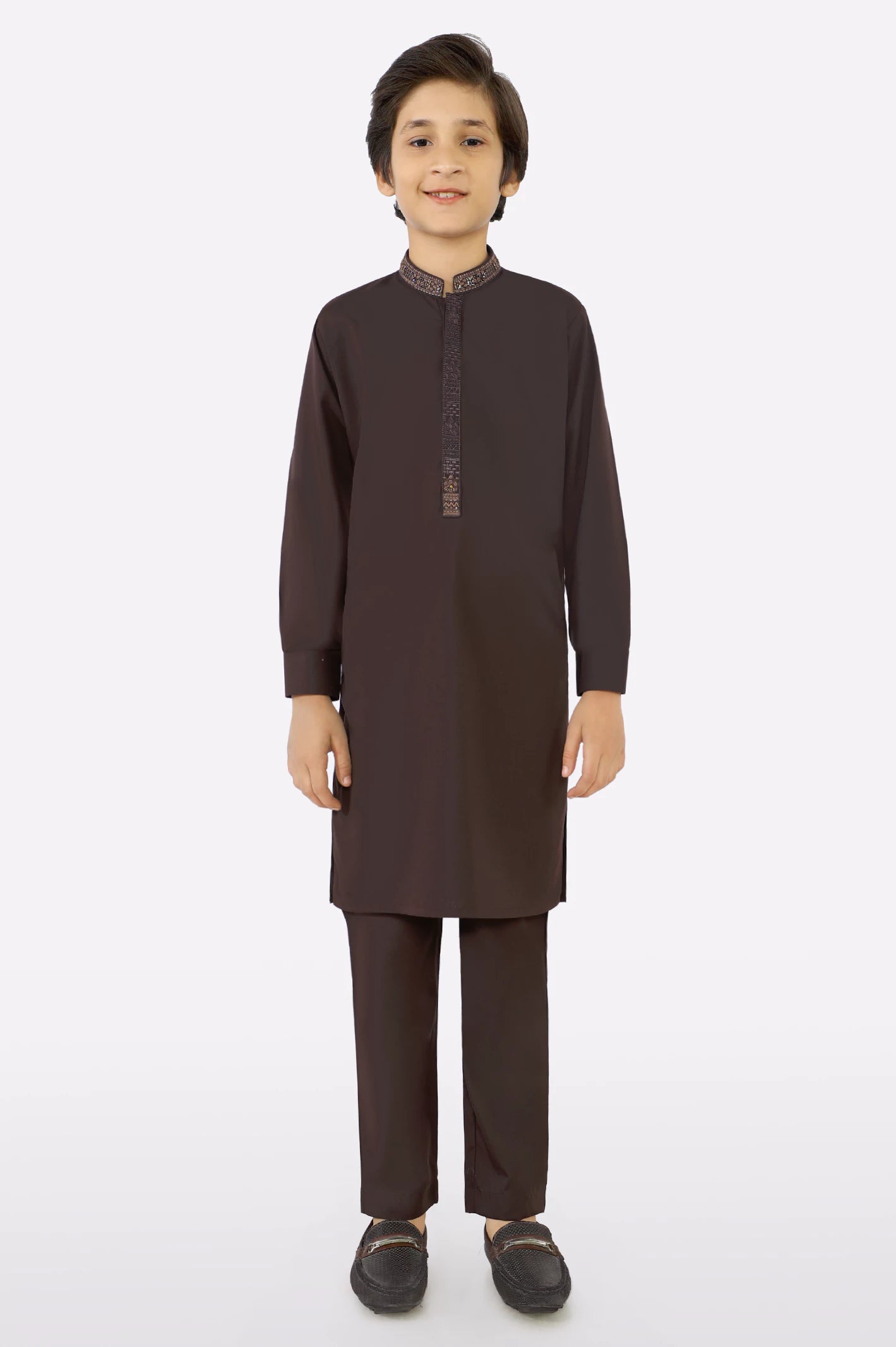 Burgundy Boys Kurta Pajama