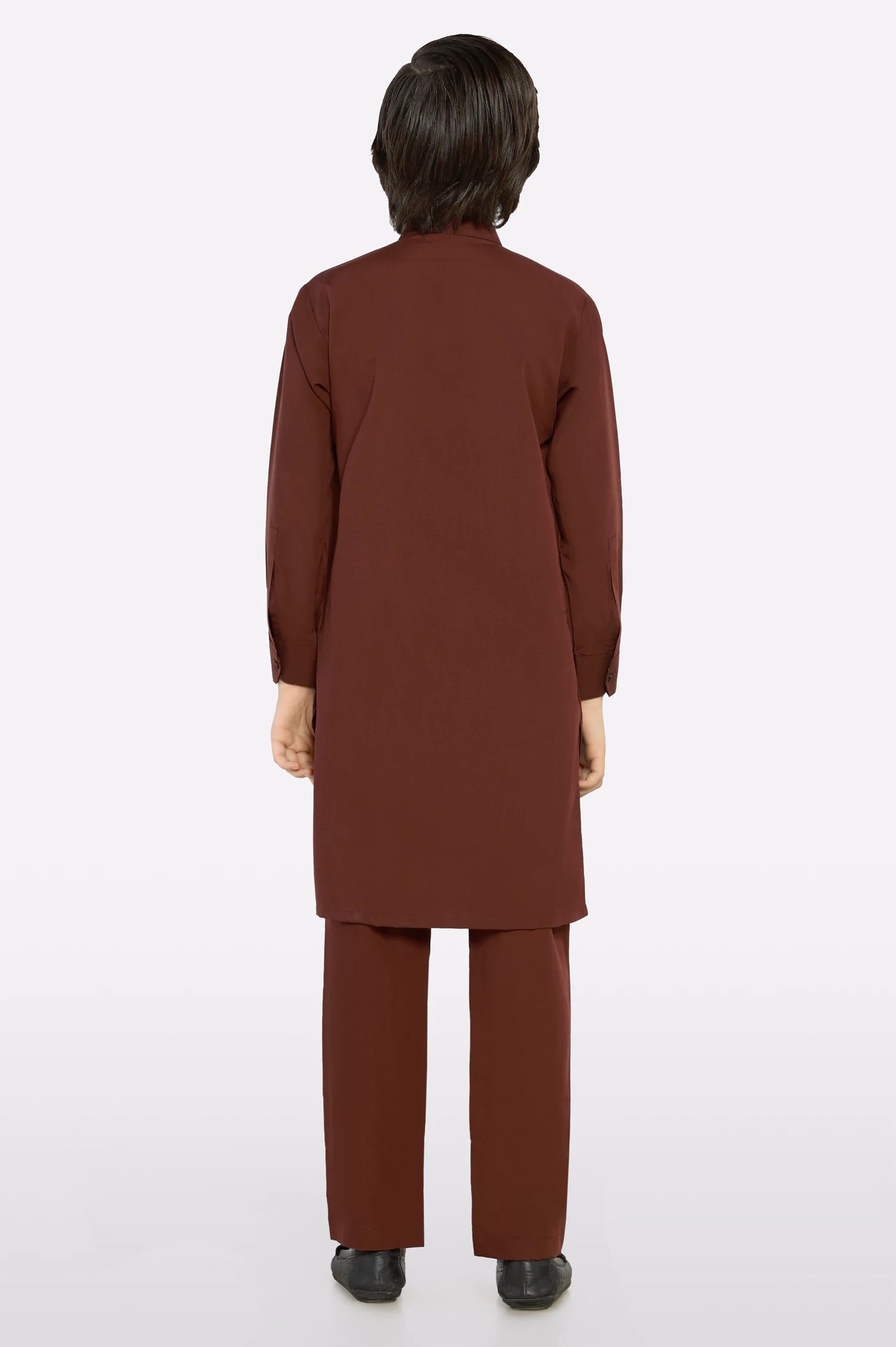 Maroon Boys Kurta Pajama - Image 4