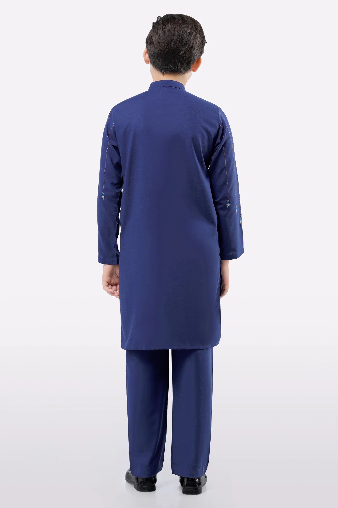 Blue Boys Kurta Pajama - Image 4