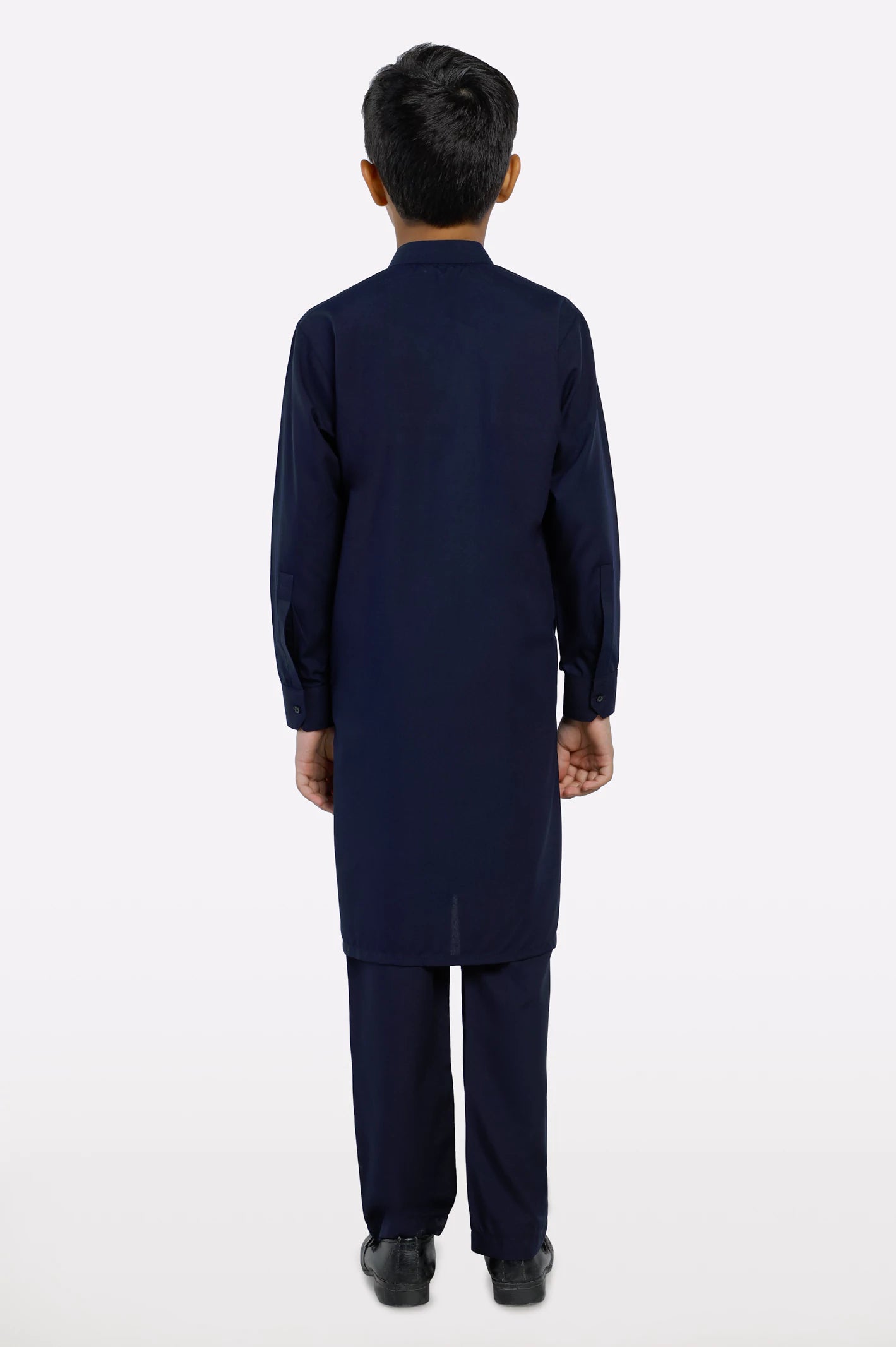 Navy Blue Boys Kurta Pajama - Image 4