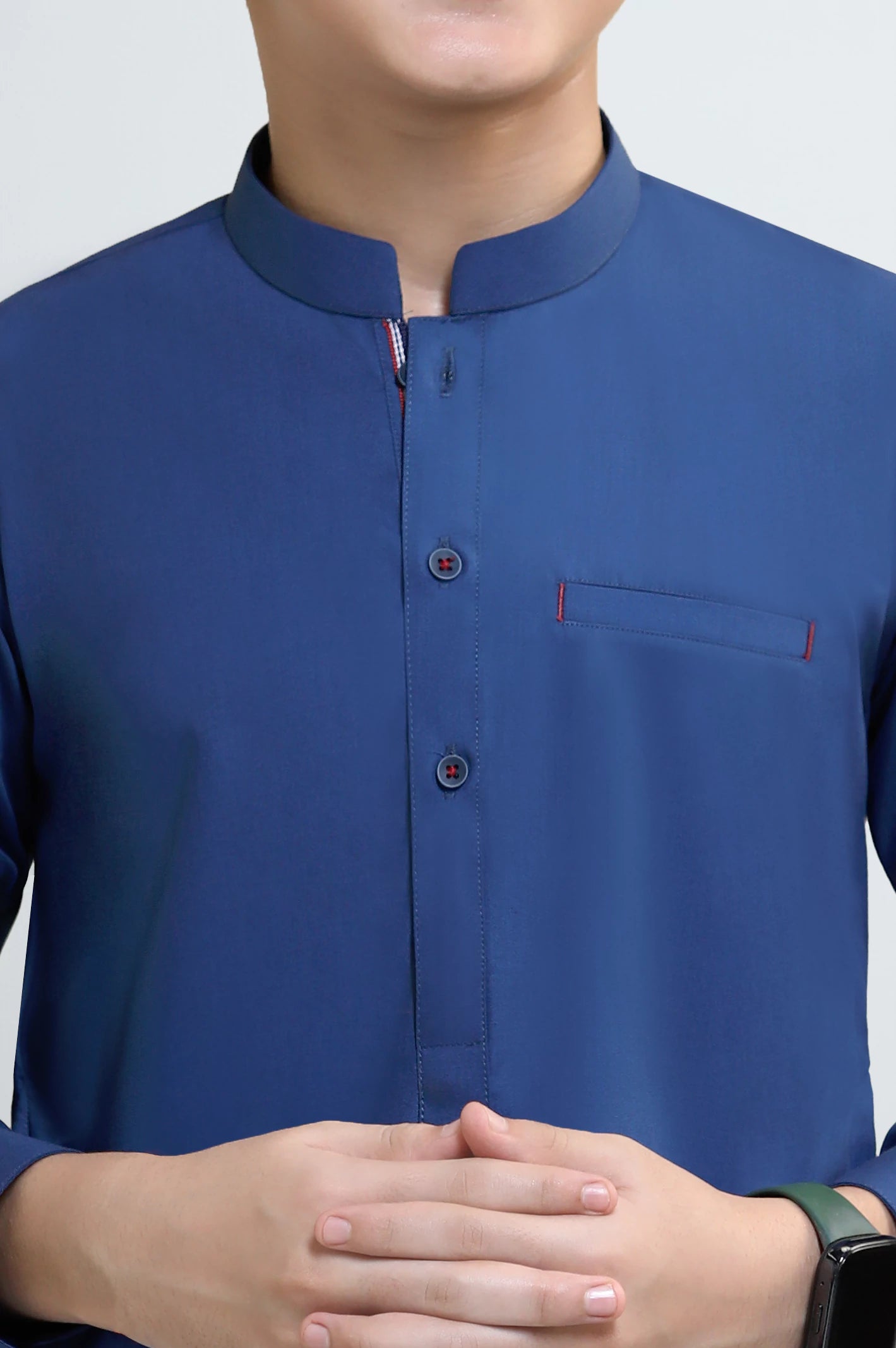 Royal Blue Boys Kameez Shalwar - Image 3