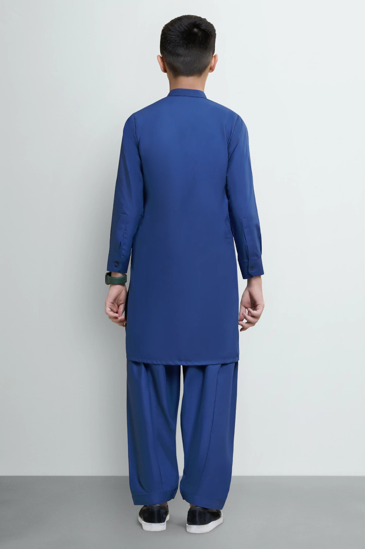 Royal Blue Boys Kameez Shalwar - Image 4