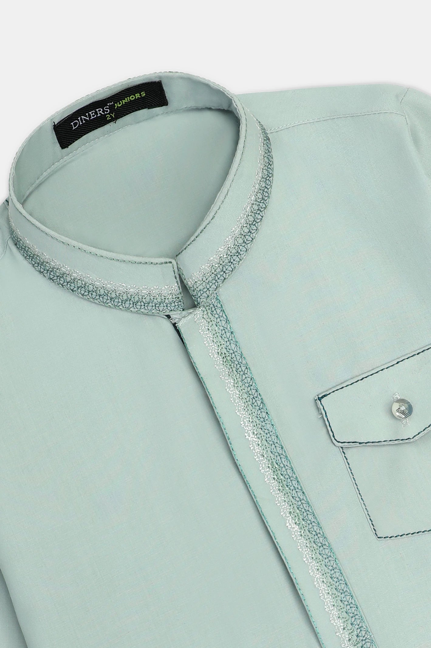 Boys Aqua Kameez Shalwar - Image 2