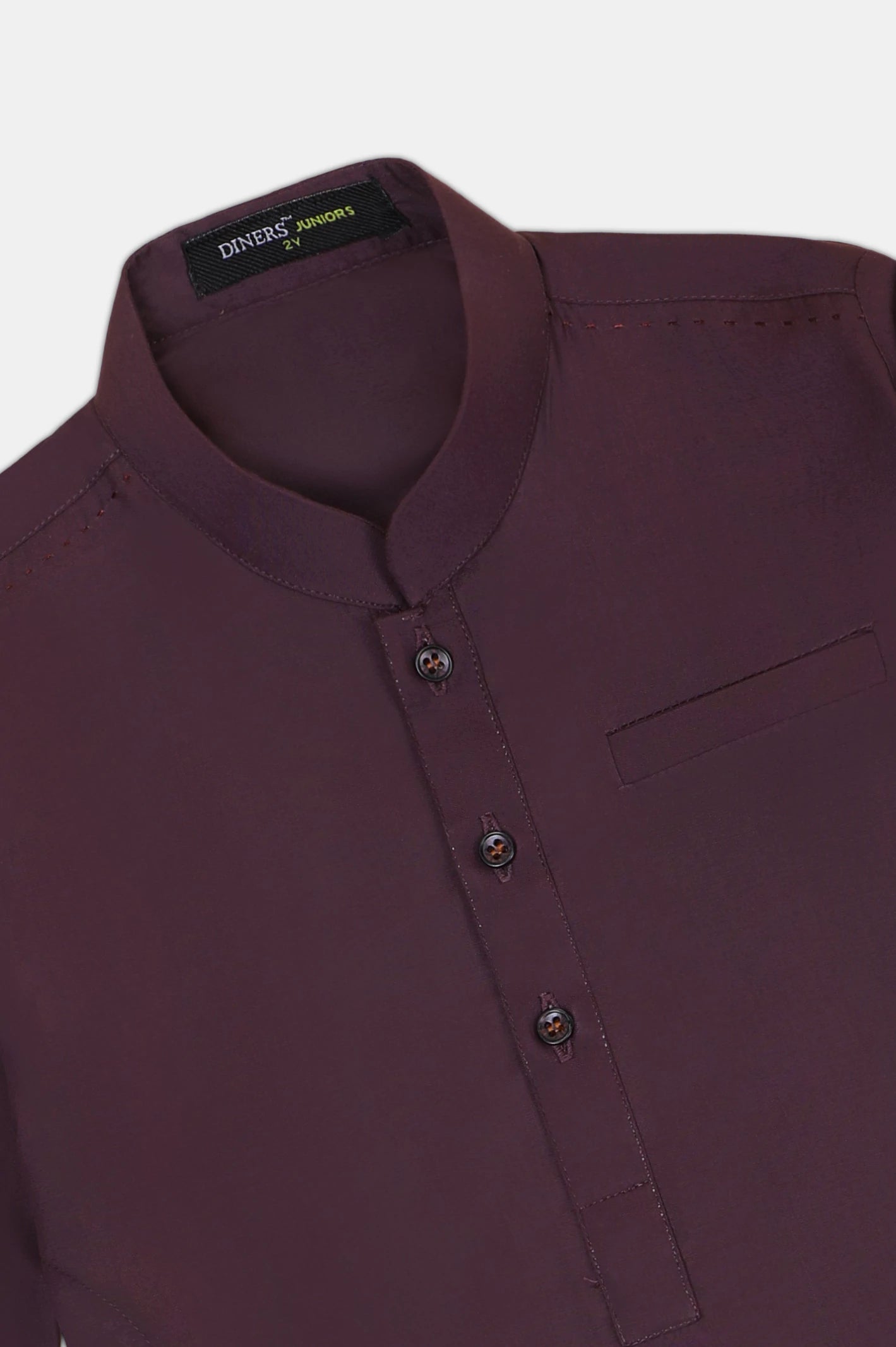 Burgundy Boys Kameez Shalwar - Image 2