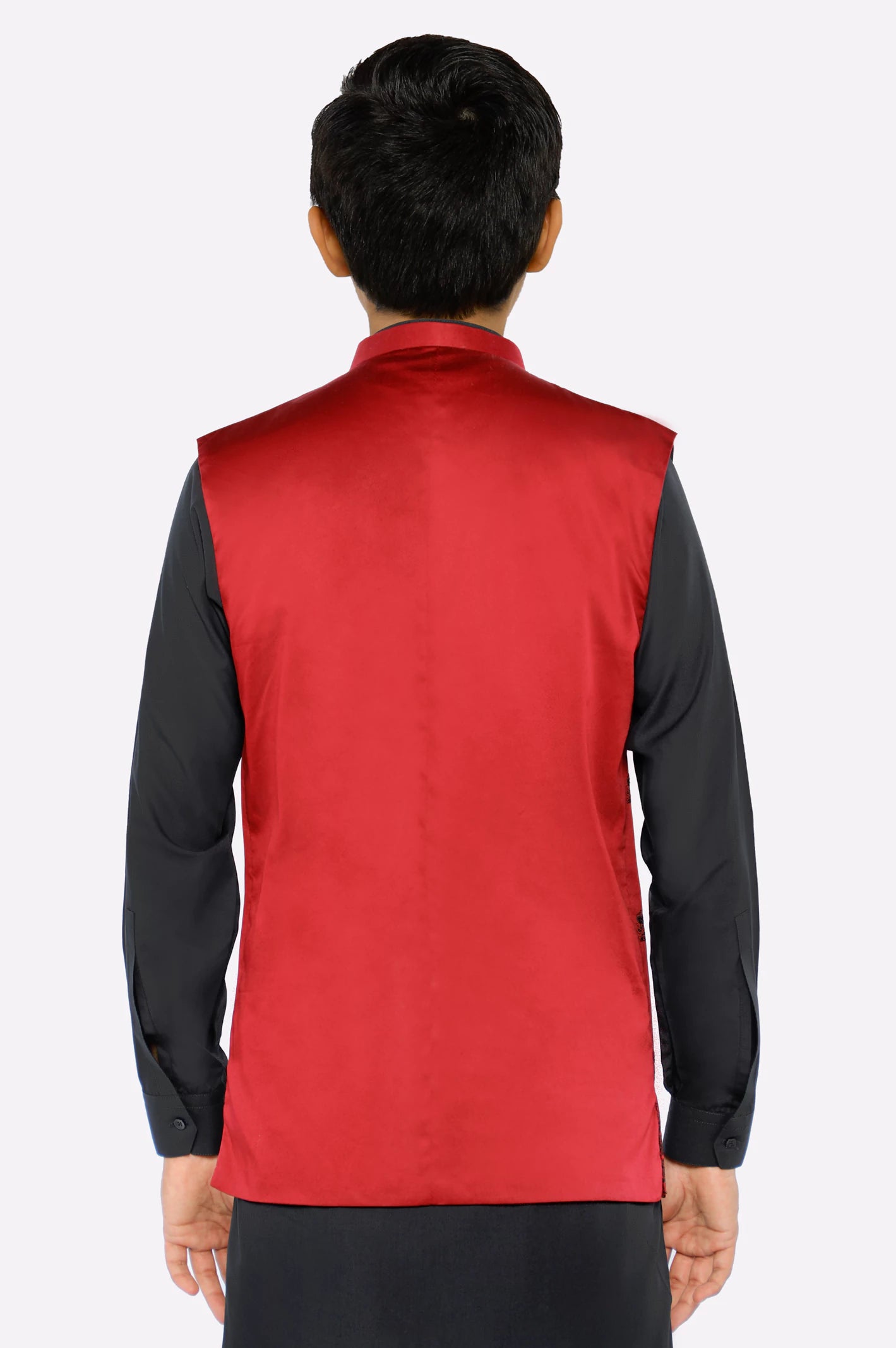 Boys Kameez Shalwar with waistcoat - Image 3