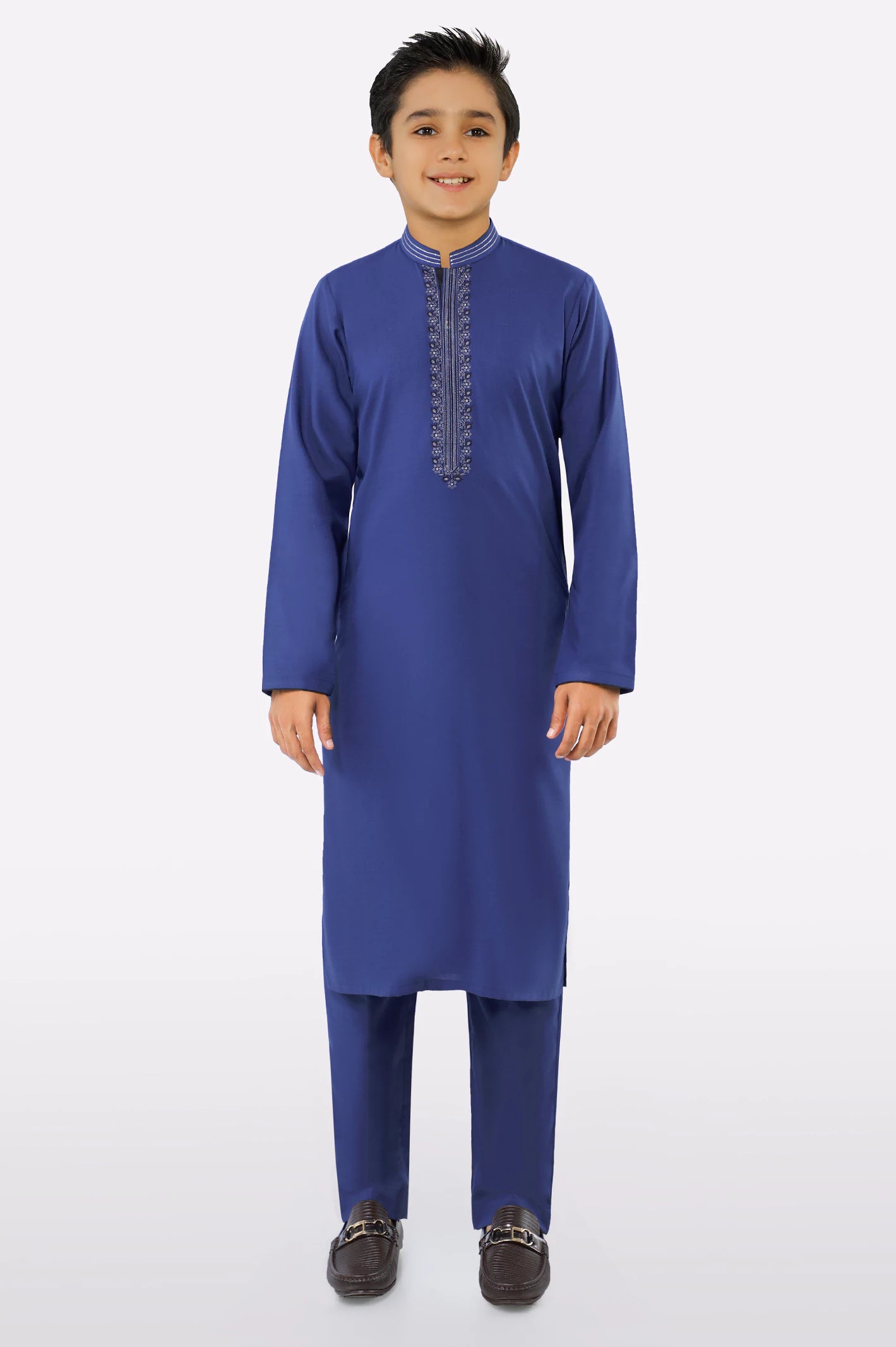 Blue Teens Kurta Pajama