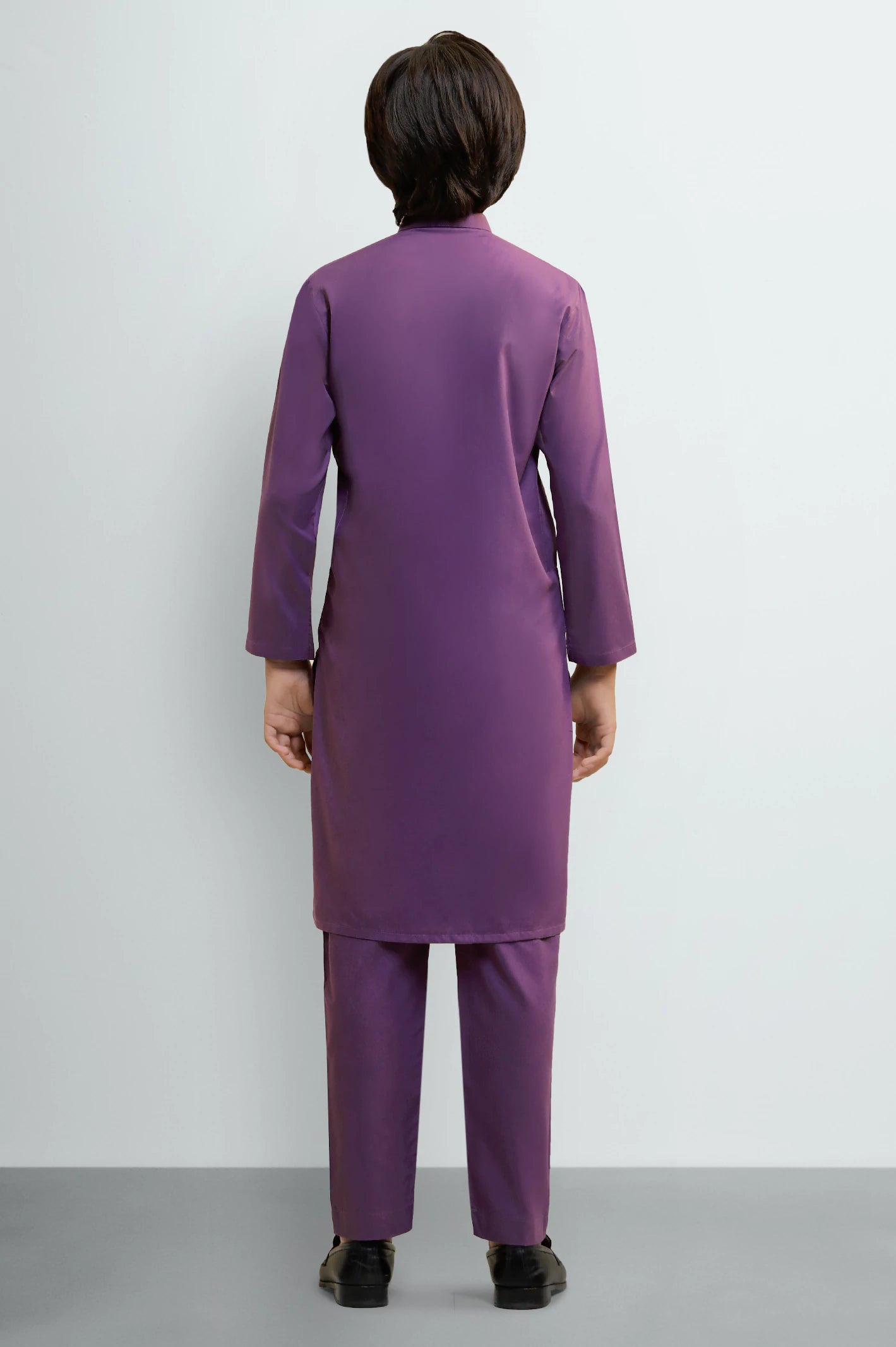 Purple Teens Kurta Pajama - Image 4