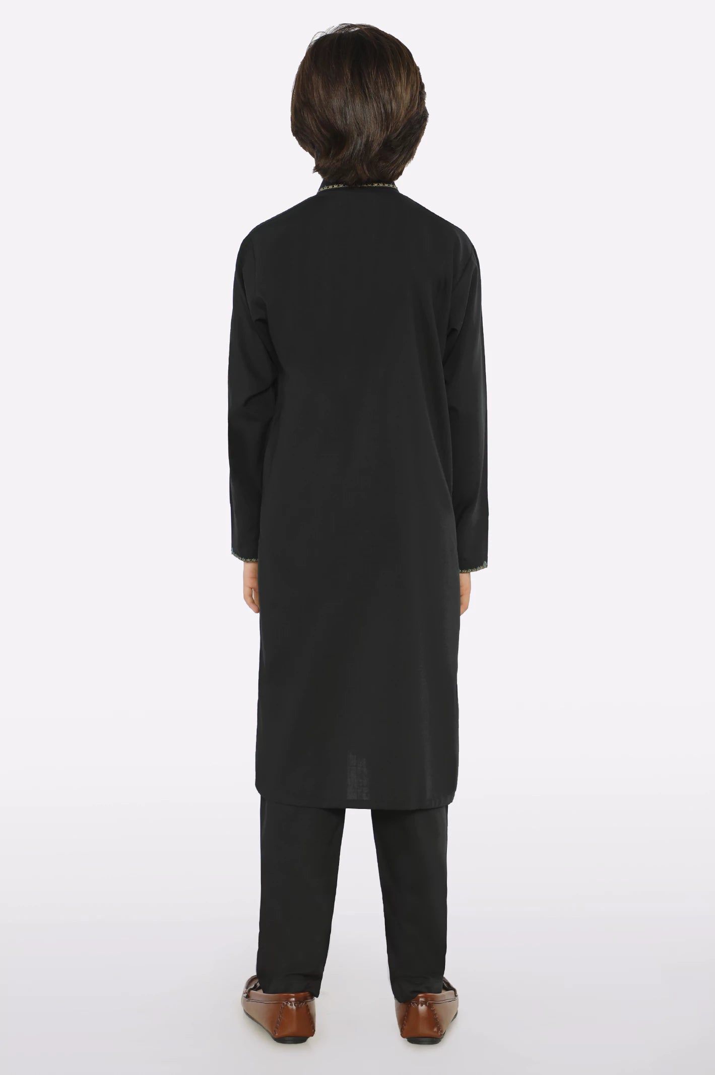Black Boys Kurta Pajama - Image 4