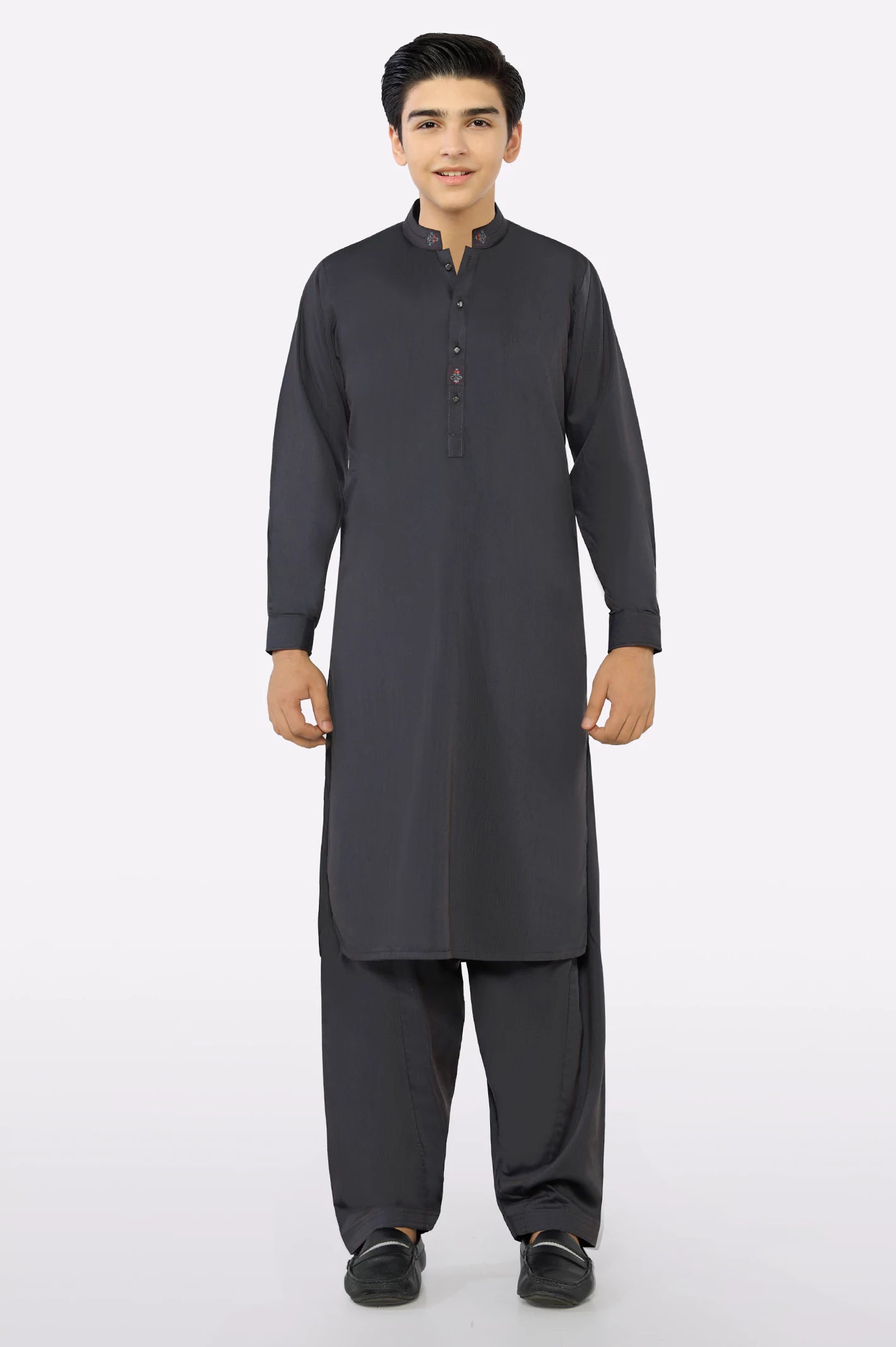 Charcoal Teens Kameez Shalwar