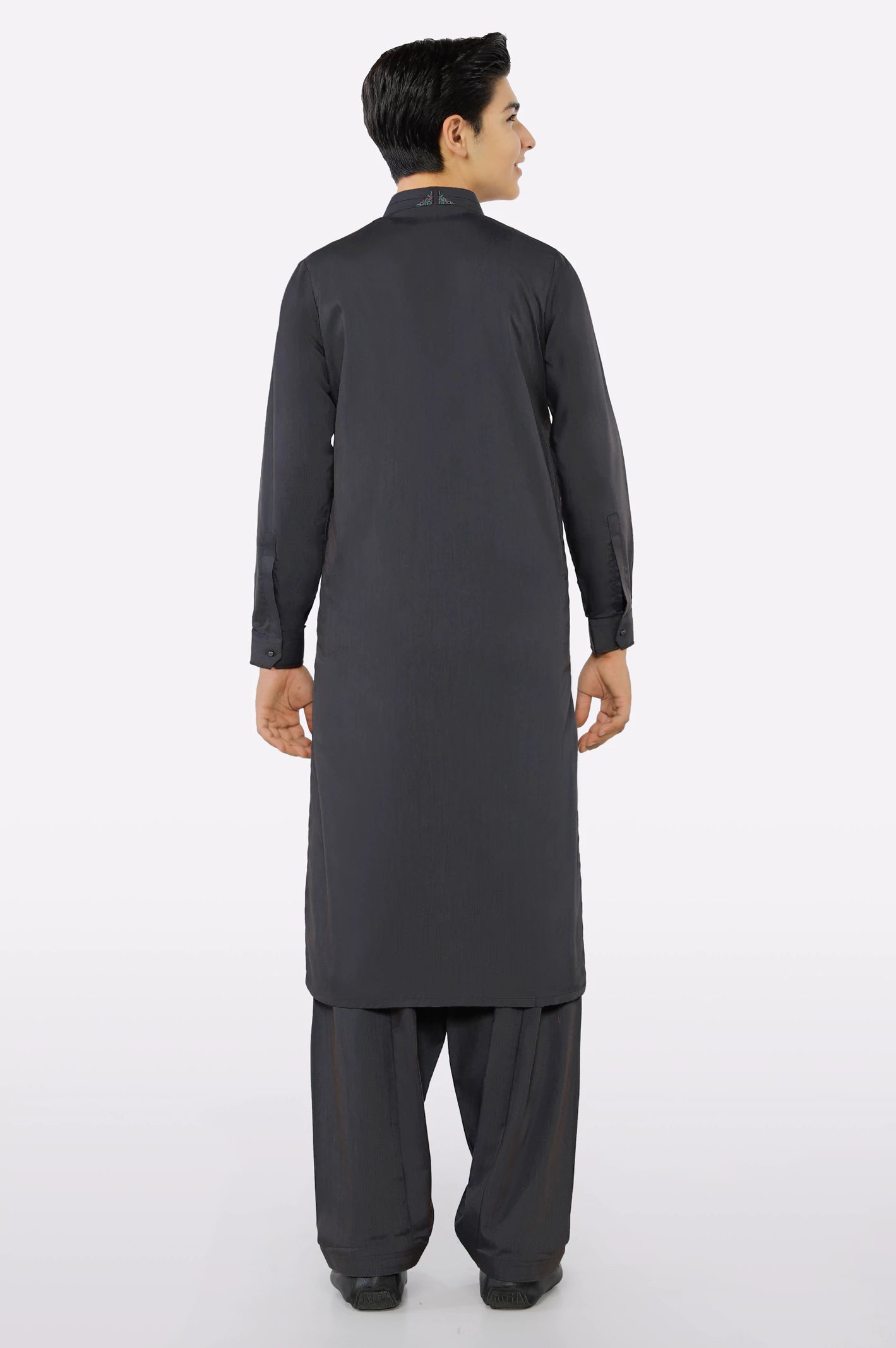 Charcoal Teens Kameez Shalwar - Image 3