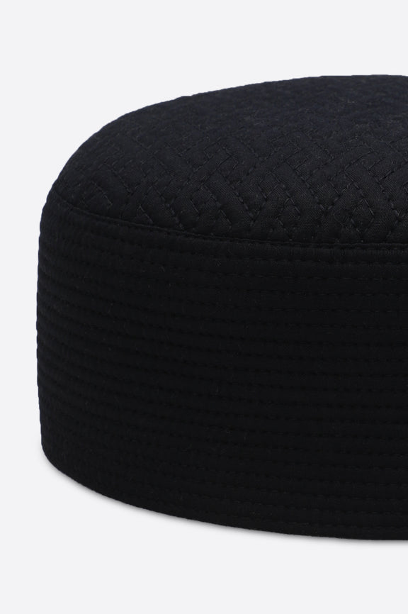 Dark Blue Kufi Cap For Men - Image 2