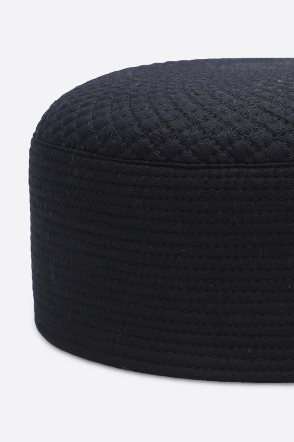 Dark Blue Kufi Cap For Men - Image 2