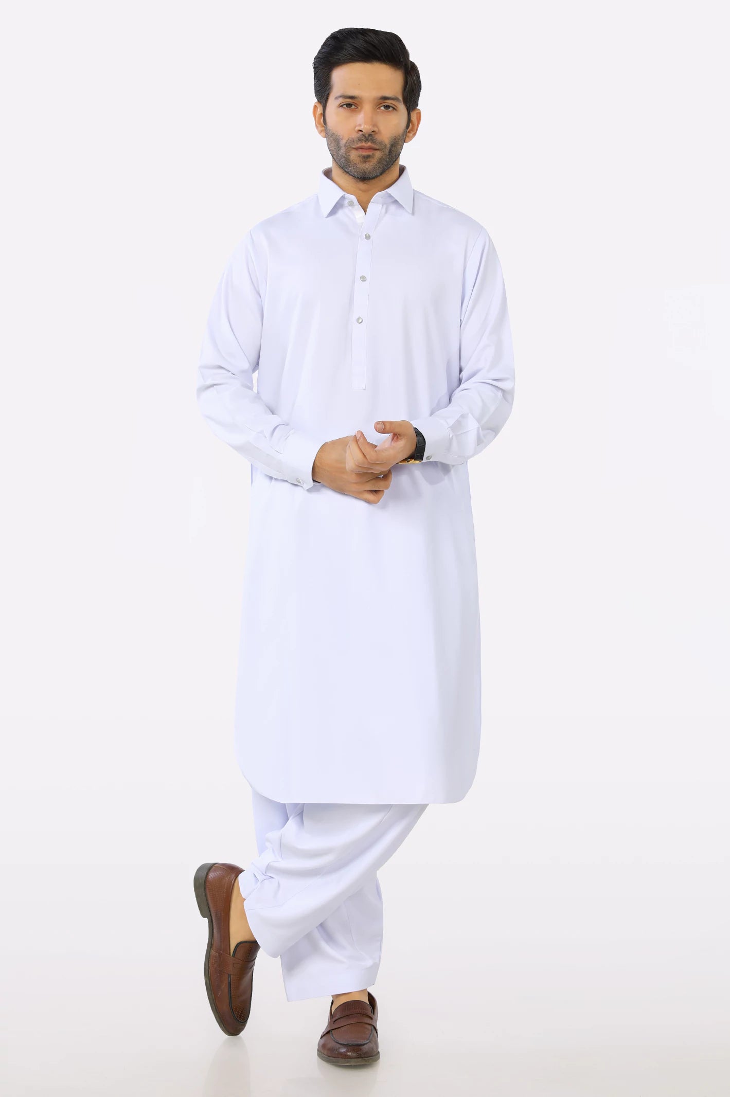 White Shalwar Kameez - Image 2