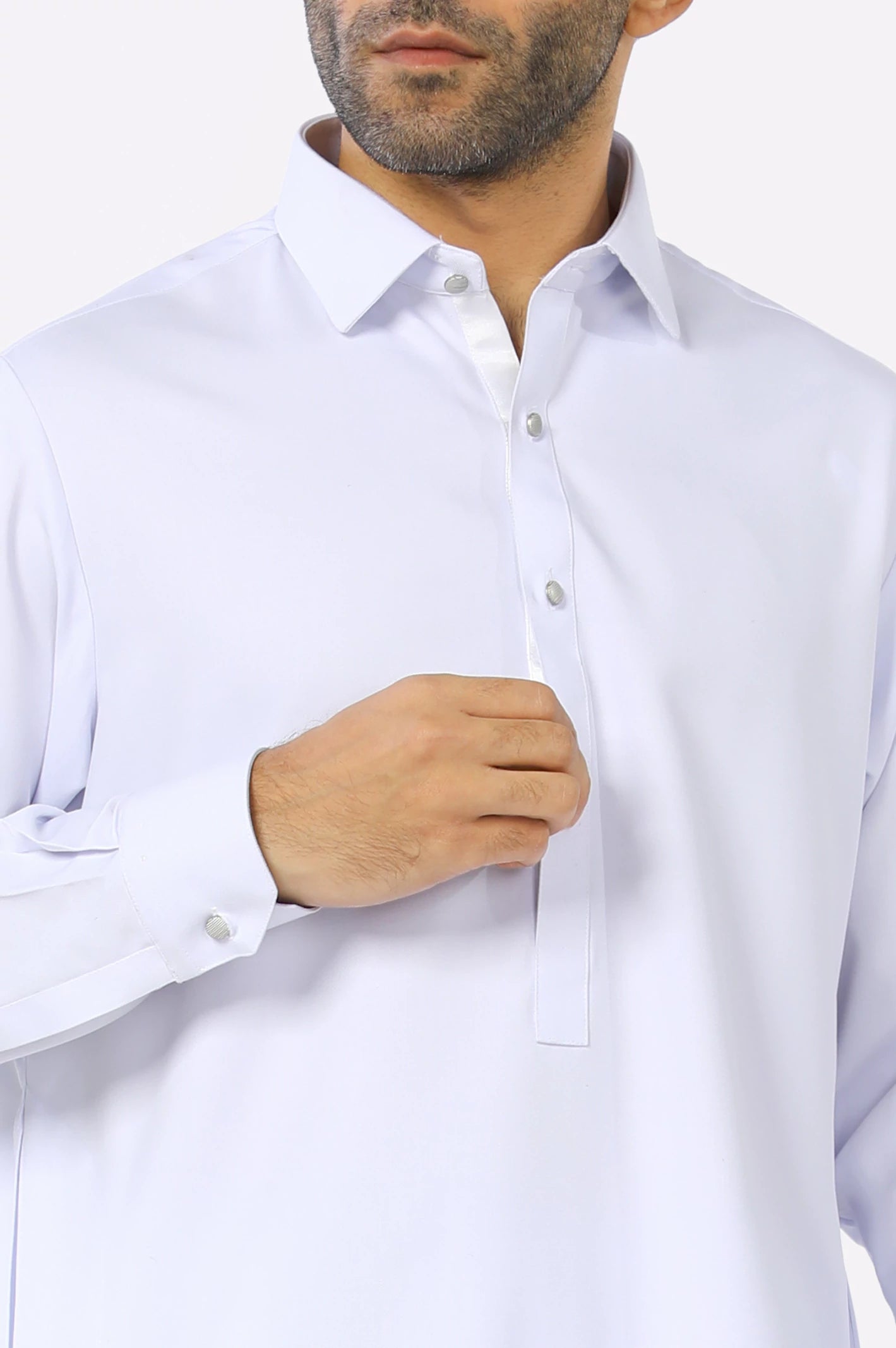 White Shalwar Kameez - Image 3