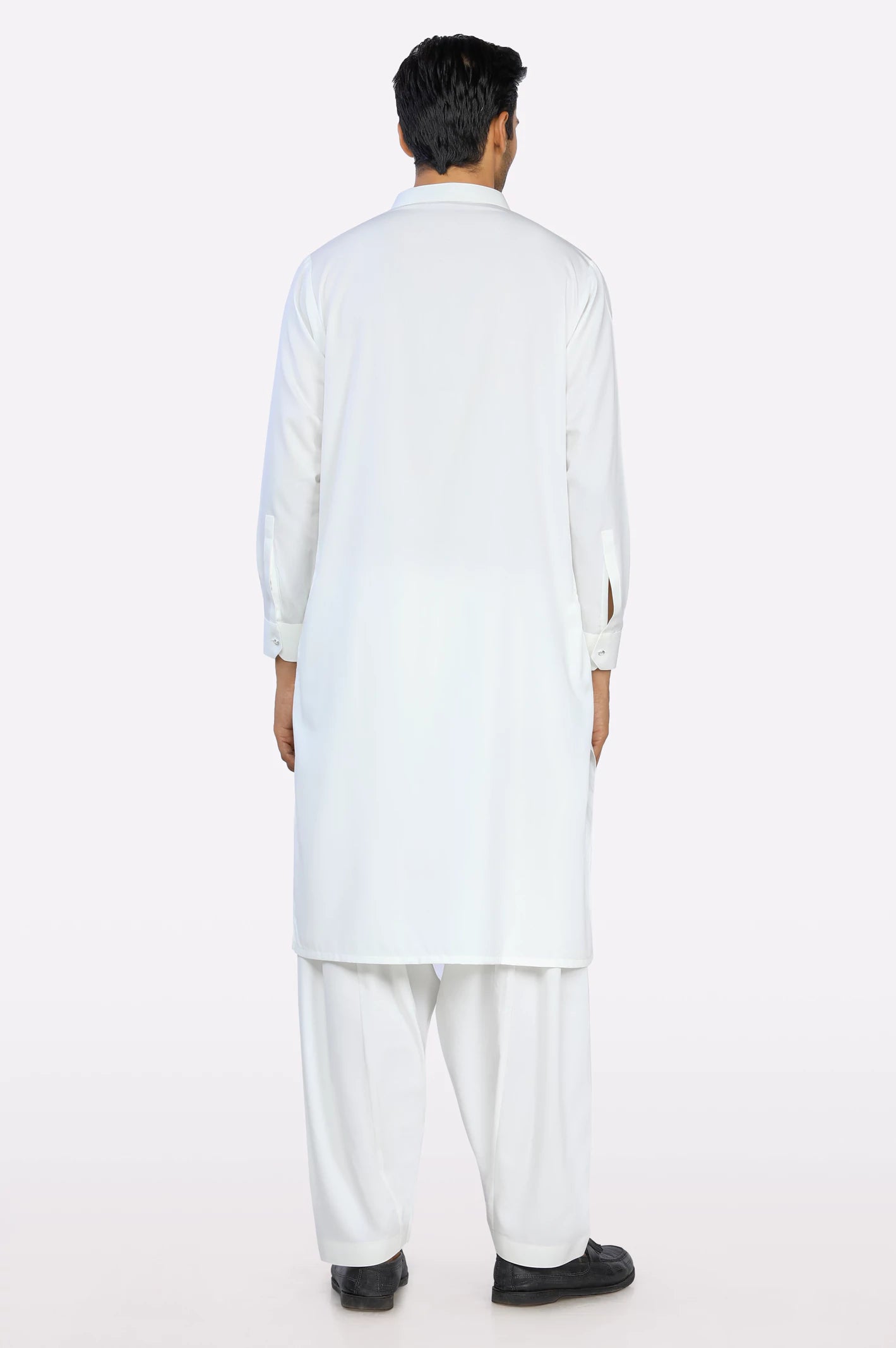 Off White Wash & Wear Shalwar Kameez - Image 6