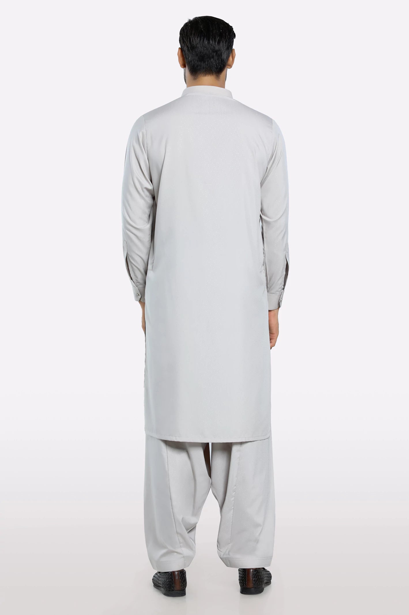 Light Beige Wash & Wear Shalwar Kameez - Image 4
