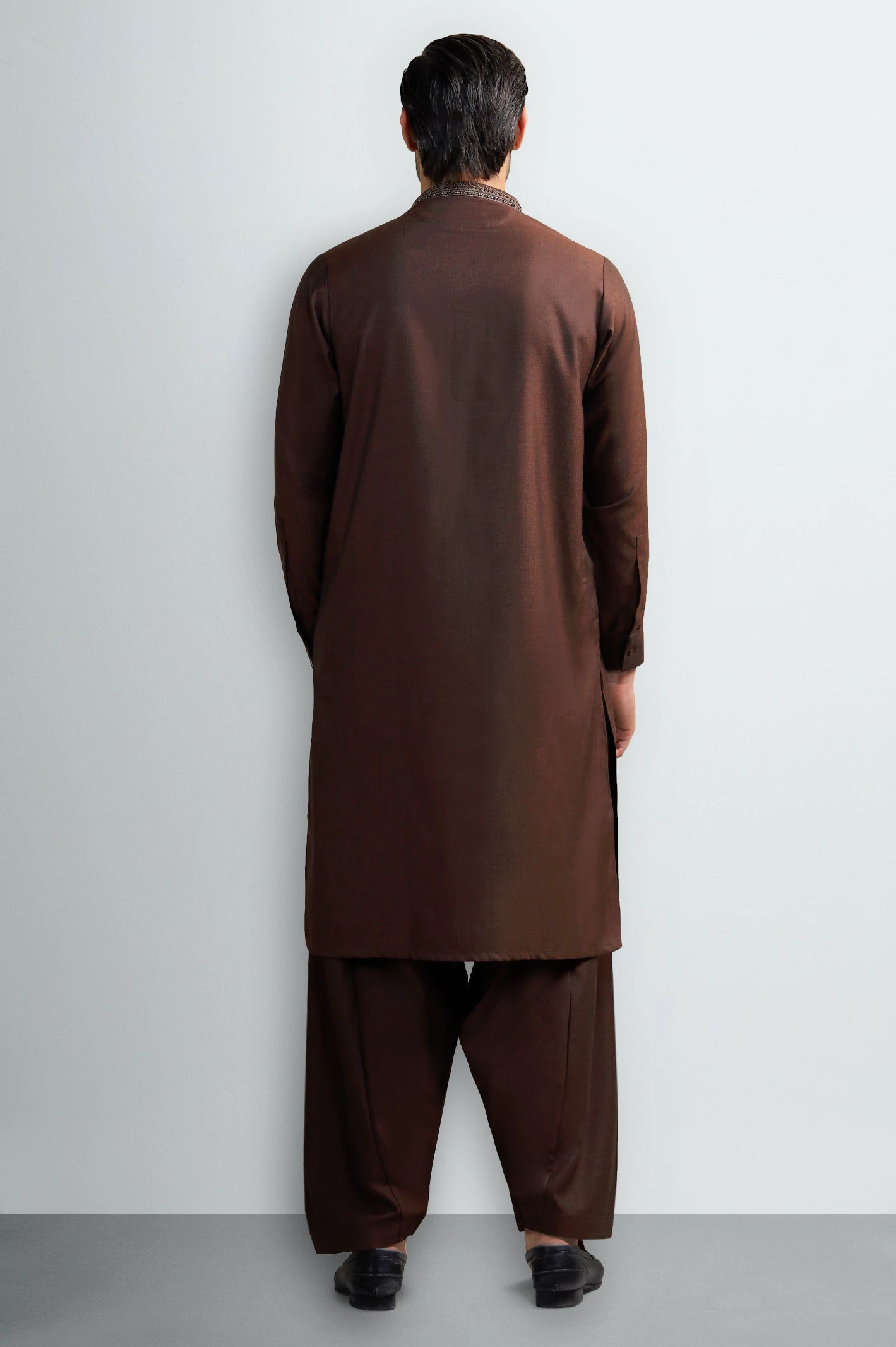 Rust Wash & Wear Shalwar Kameez - Image 4