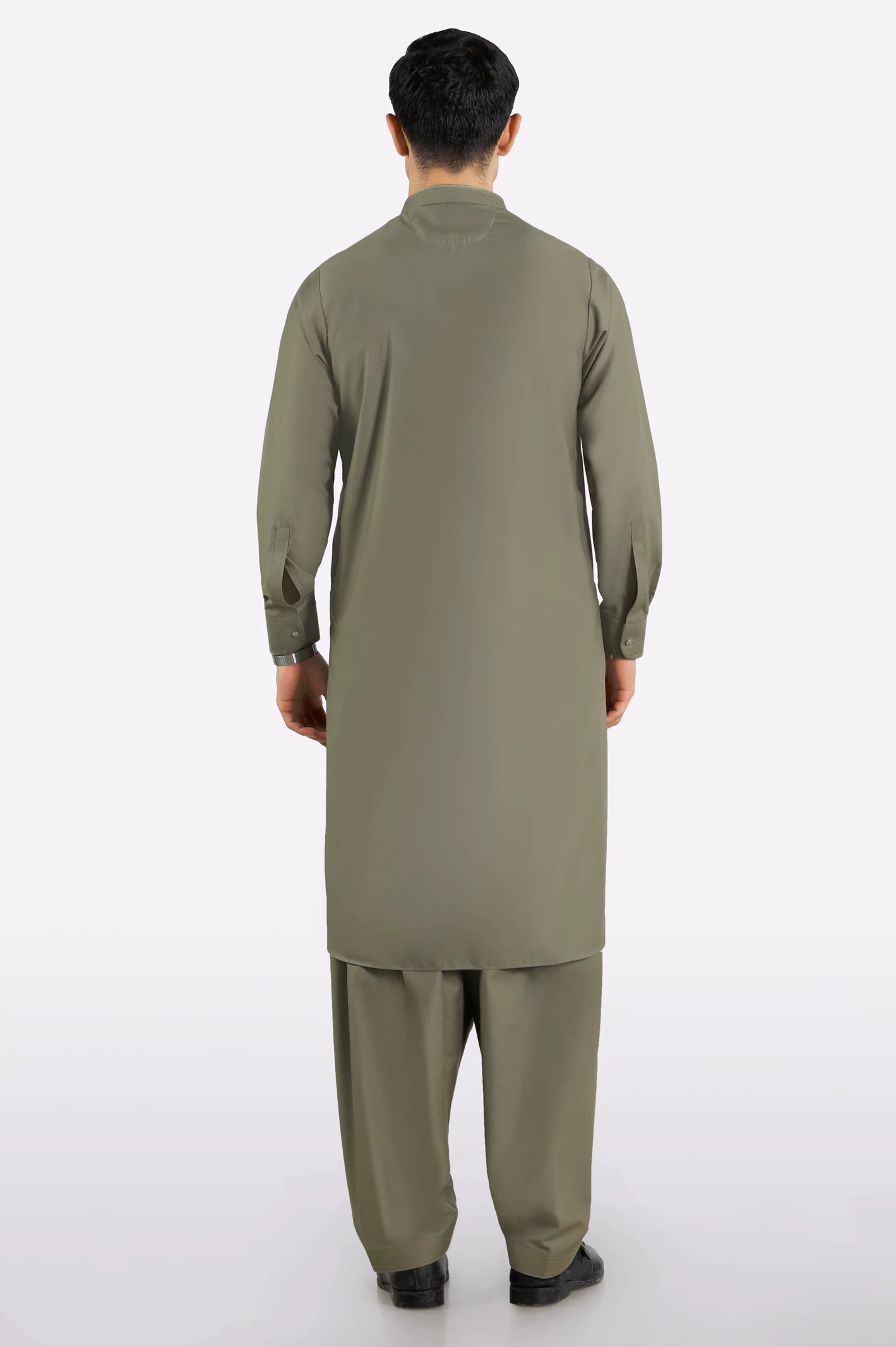 Beige Wash & Wear Shalwar Kameez - Image 4