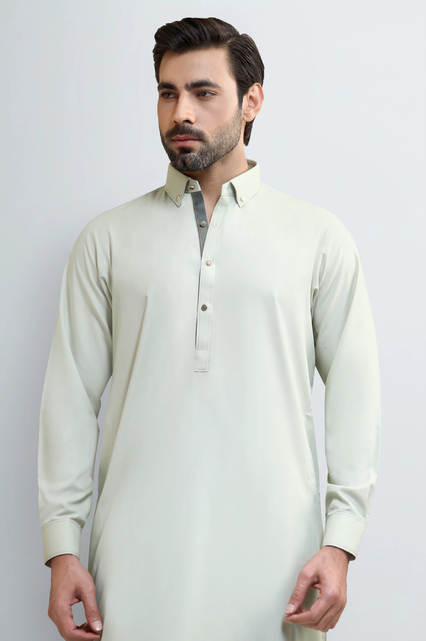 Light Green Wash & Wear Shalwar Kameez