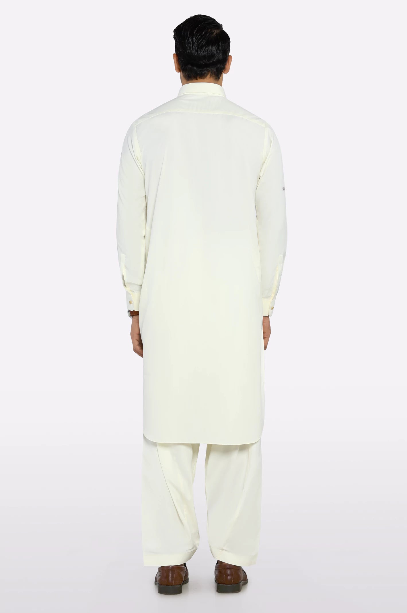 Cream Boski Shalwar Kameez - Image 4