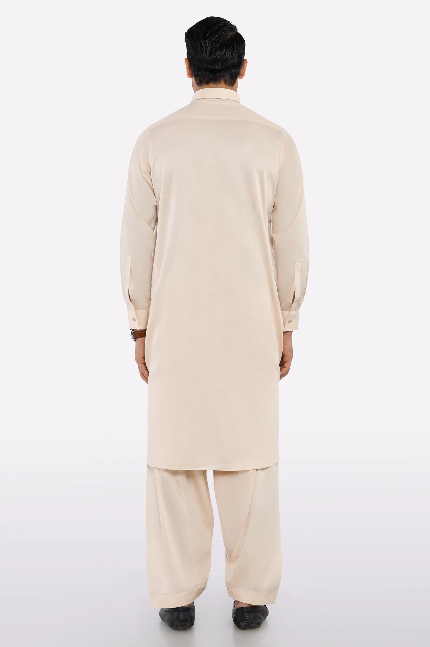 Peach Cotton Shalwar Kameez - Image 4