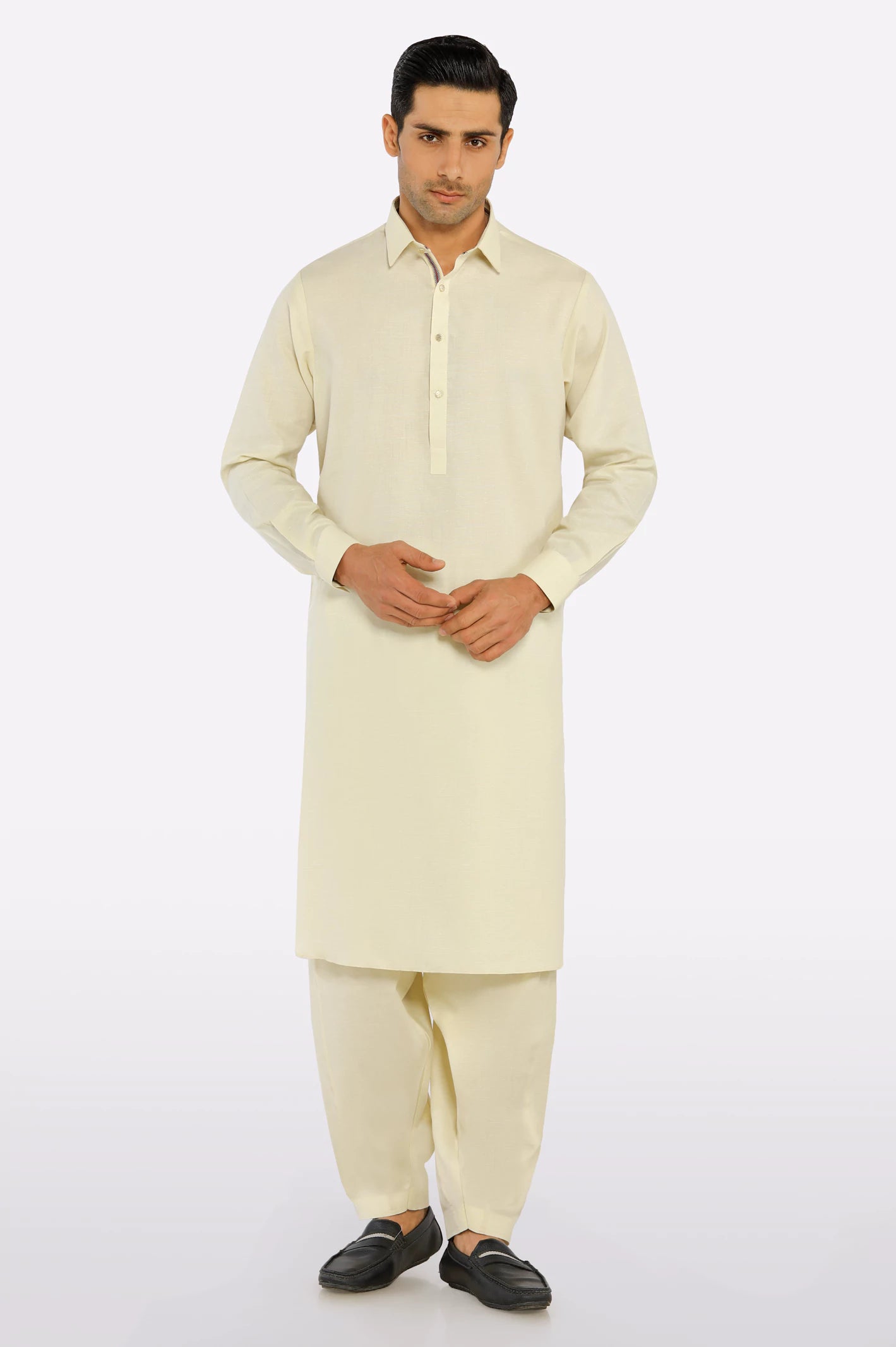 Fawn Wash & Wear Shalwar Kameez - Image 2