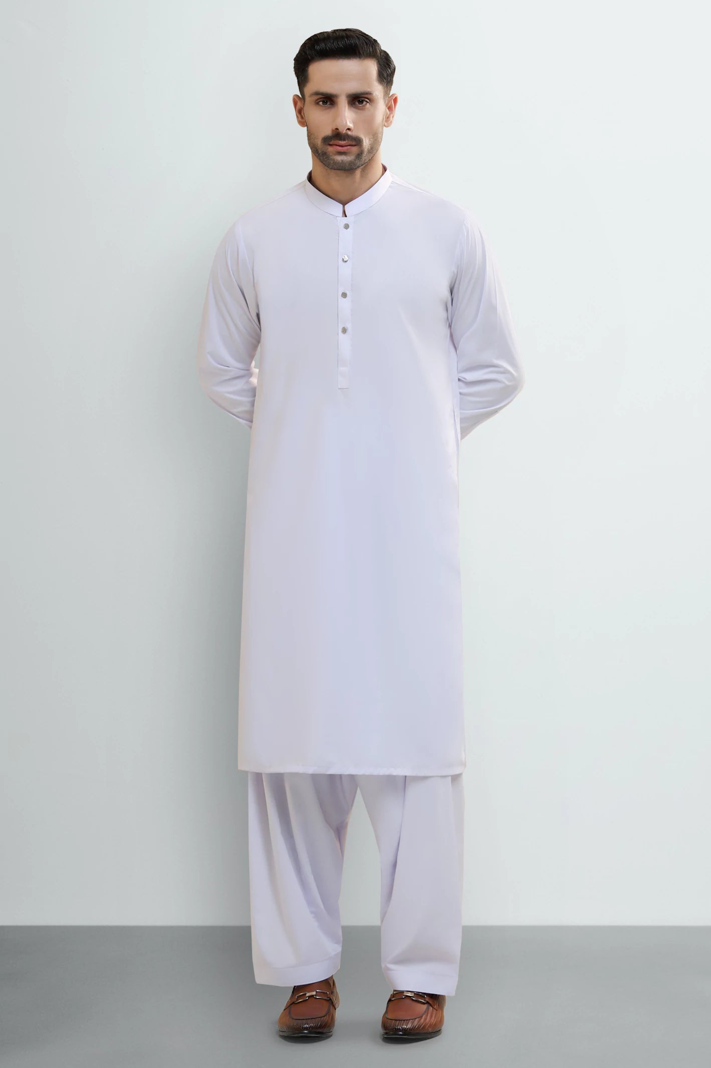 White Wash & Wear Shalwar Kameez