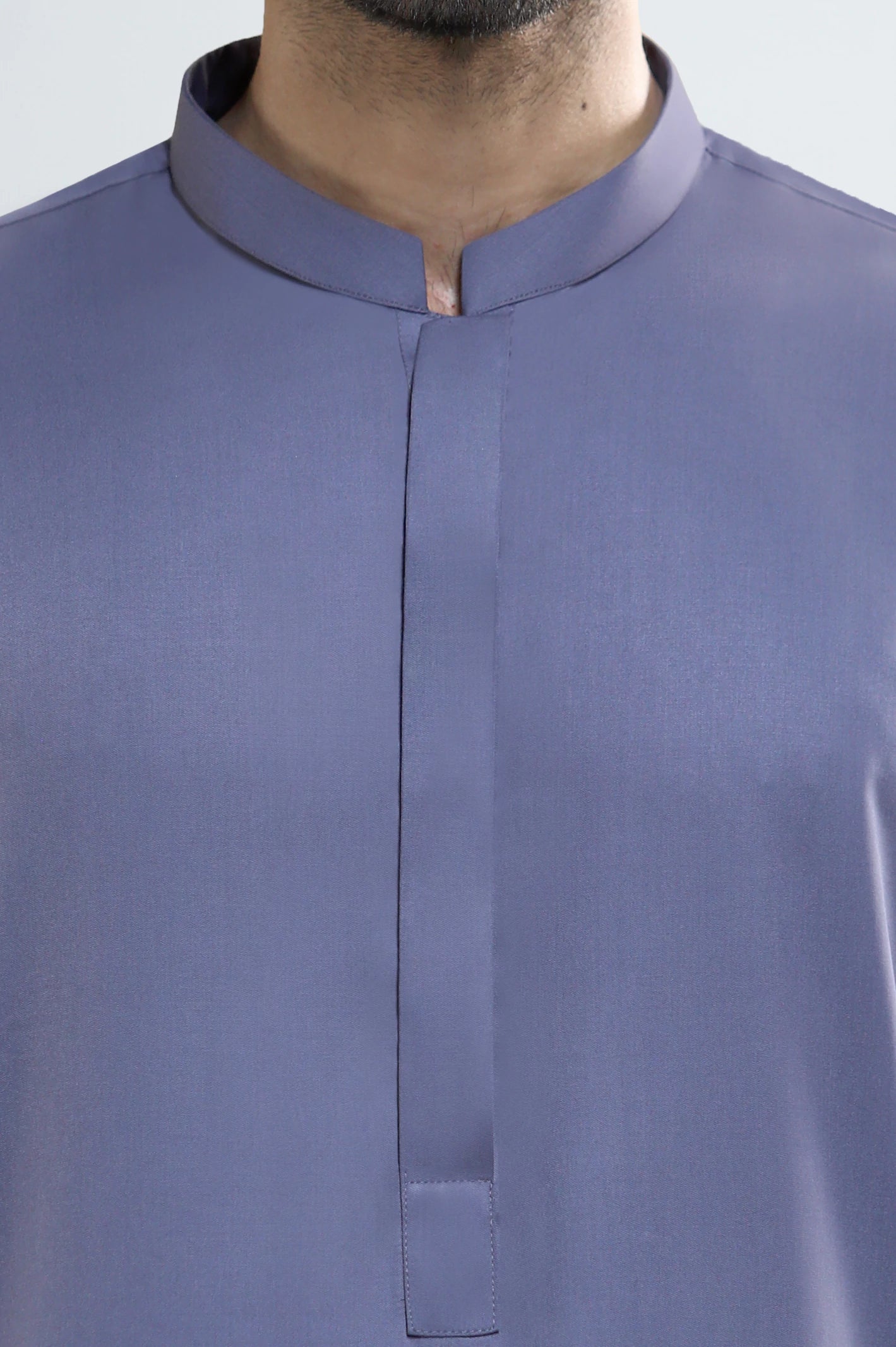 Grey Wash & Wear Shalwar Kameez - Image 3