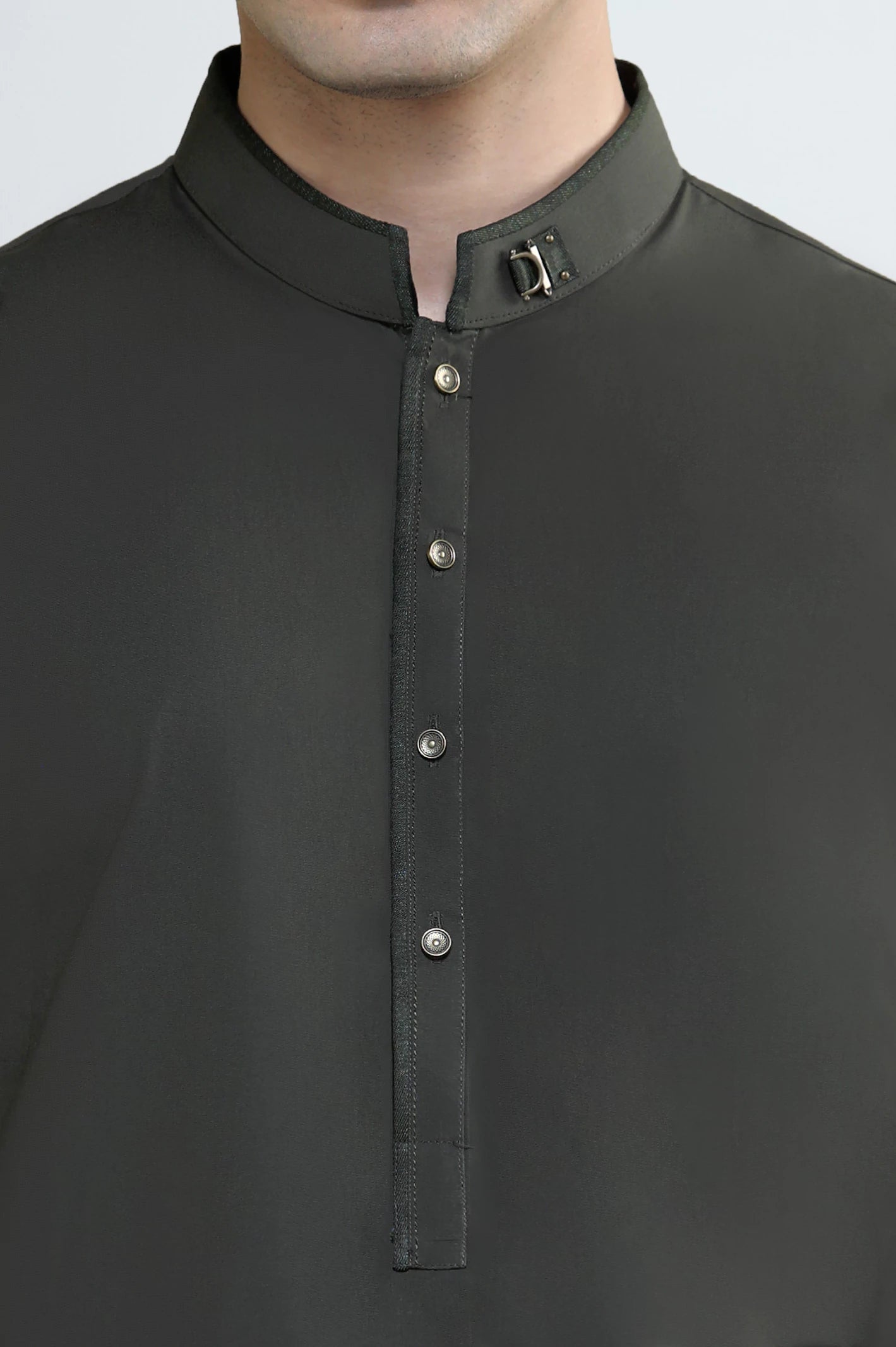 D-Green Wash & Wear Shalwar Kameez - Image 3