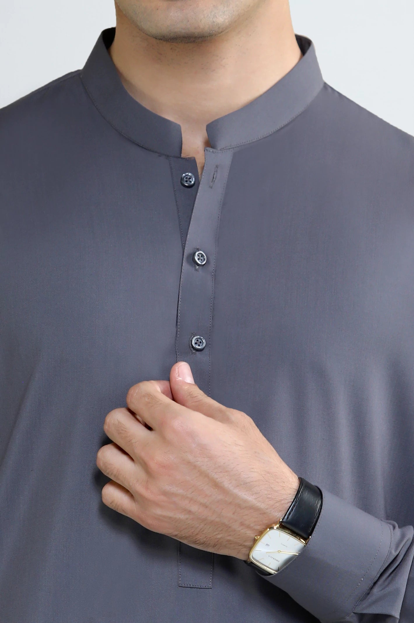 Grey Shalwar Kameez - Image 3