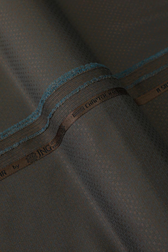Premium Light Brown Wash & Wear Unstitched Fabric