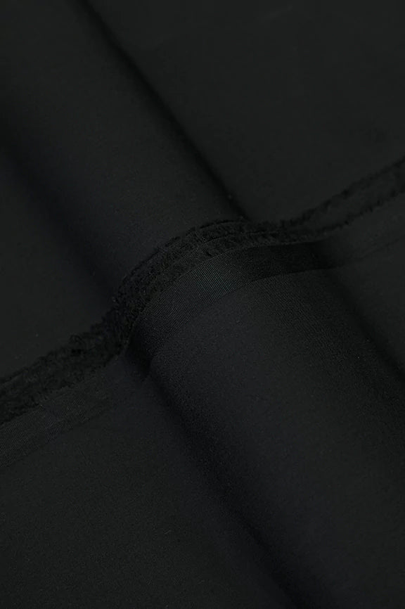 Black Wash & Wear Fabric - Image 2