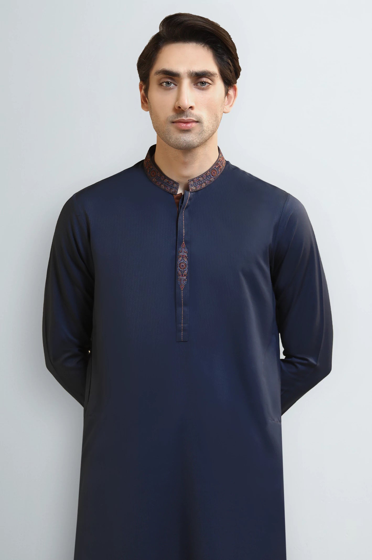 Blue Wash & Wear Fabric - Image 2