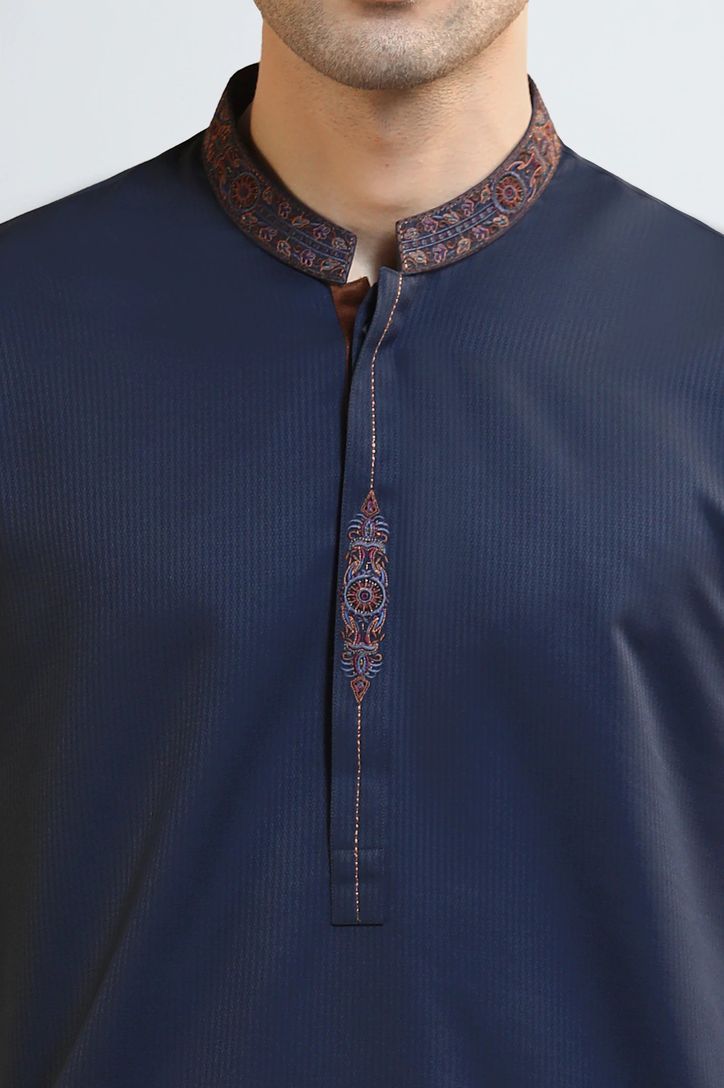Blue Wash & Wear Fabric - Image 3