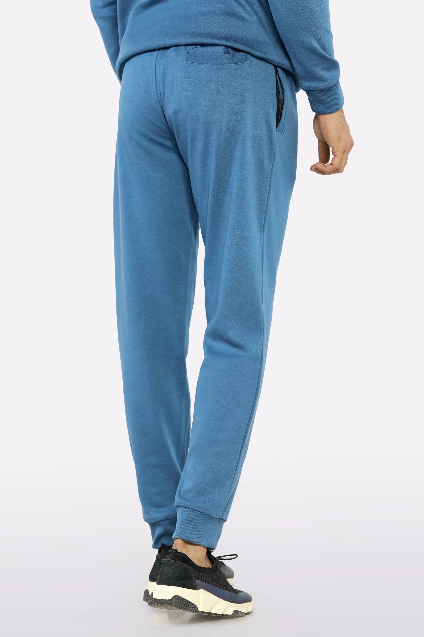 Blue Casual Knitted Trouser - Image 2