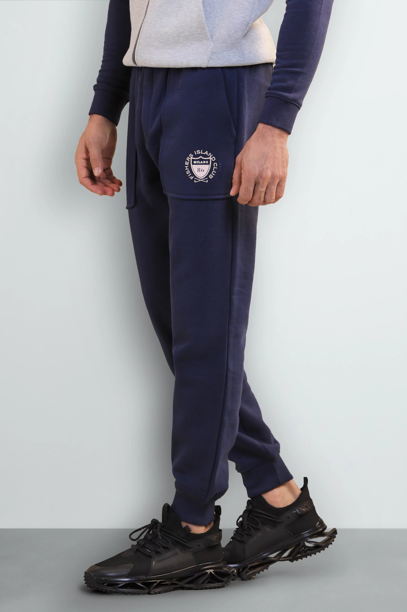 Men's Navy Blue Joggers