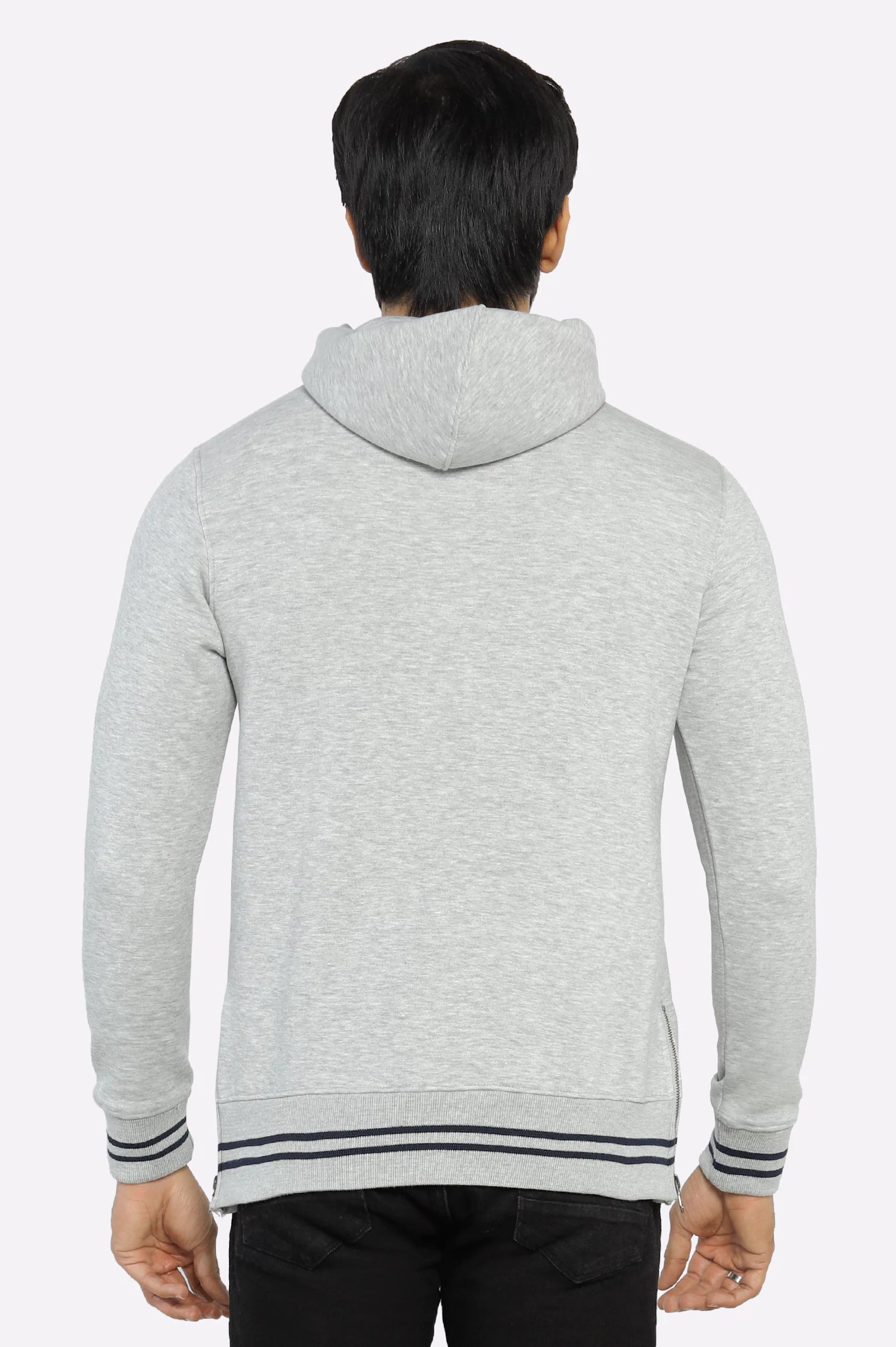 Heather Grey Pullover Hoodie - Image 3
