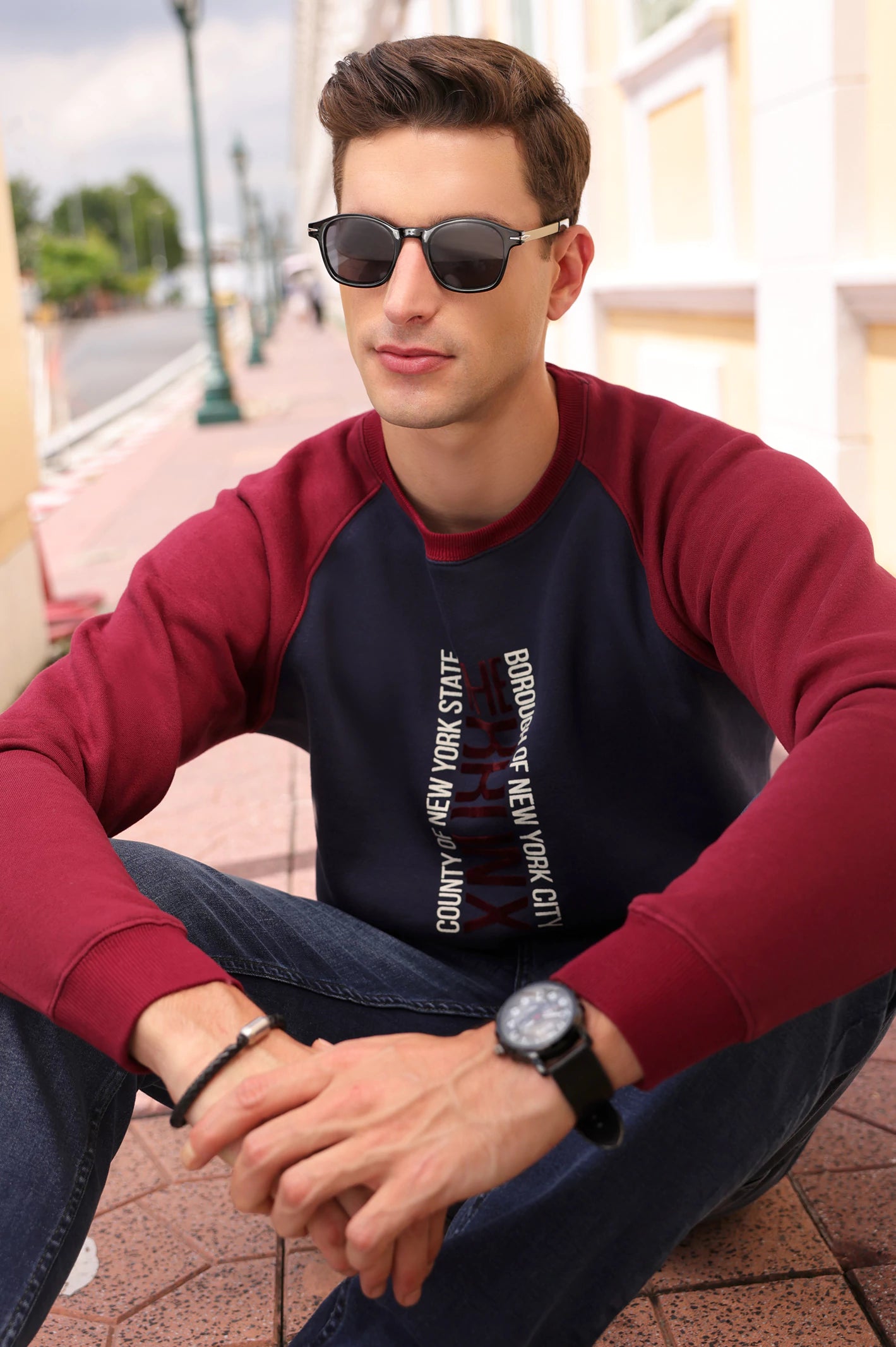Navy Blue Sweatshirt - Image 3