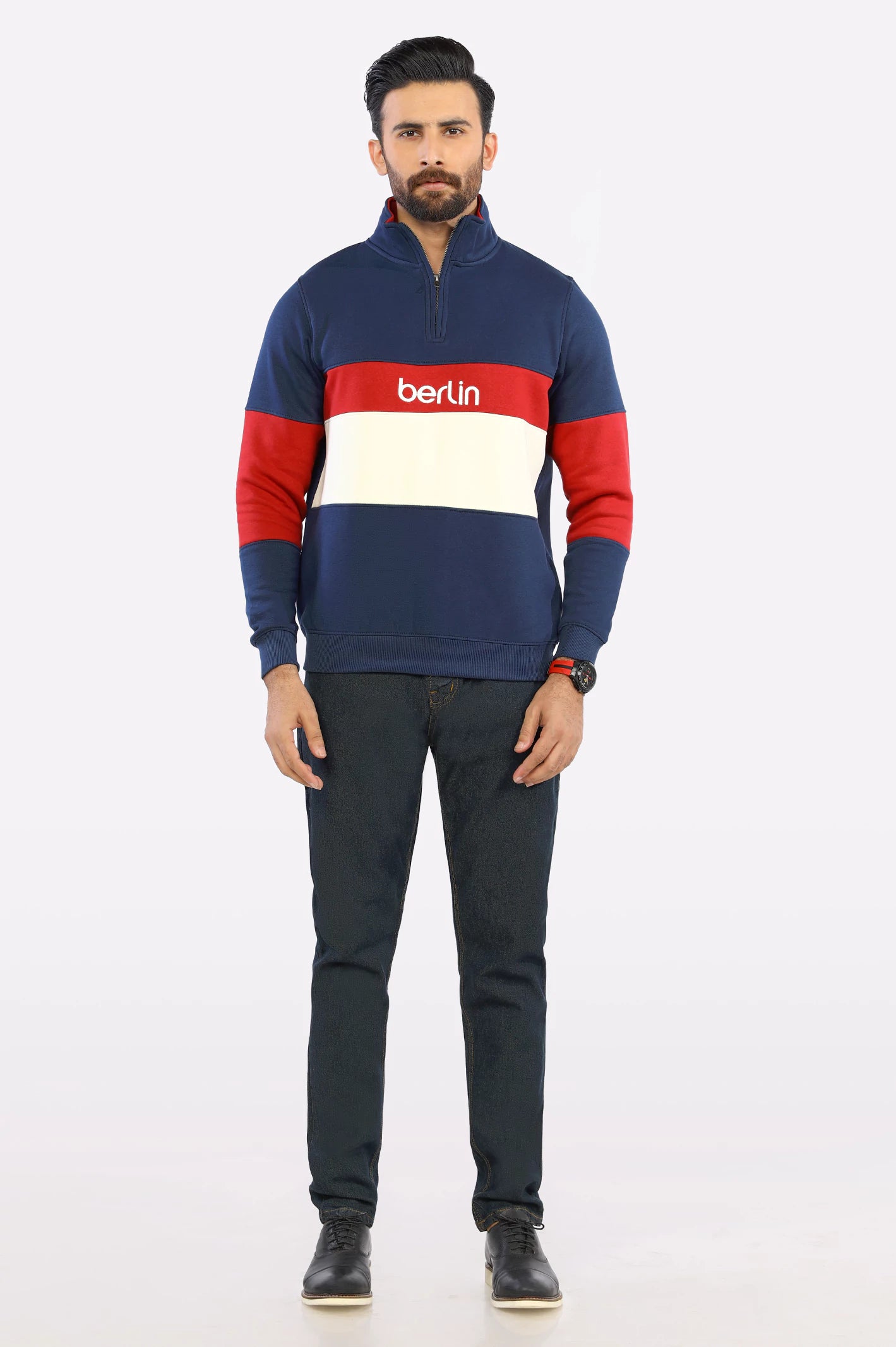 Navy Blue Sweatshirt - Image 2
